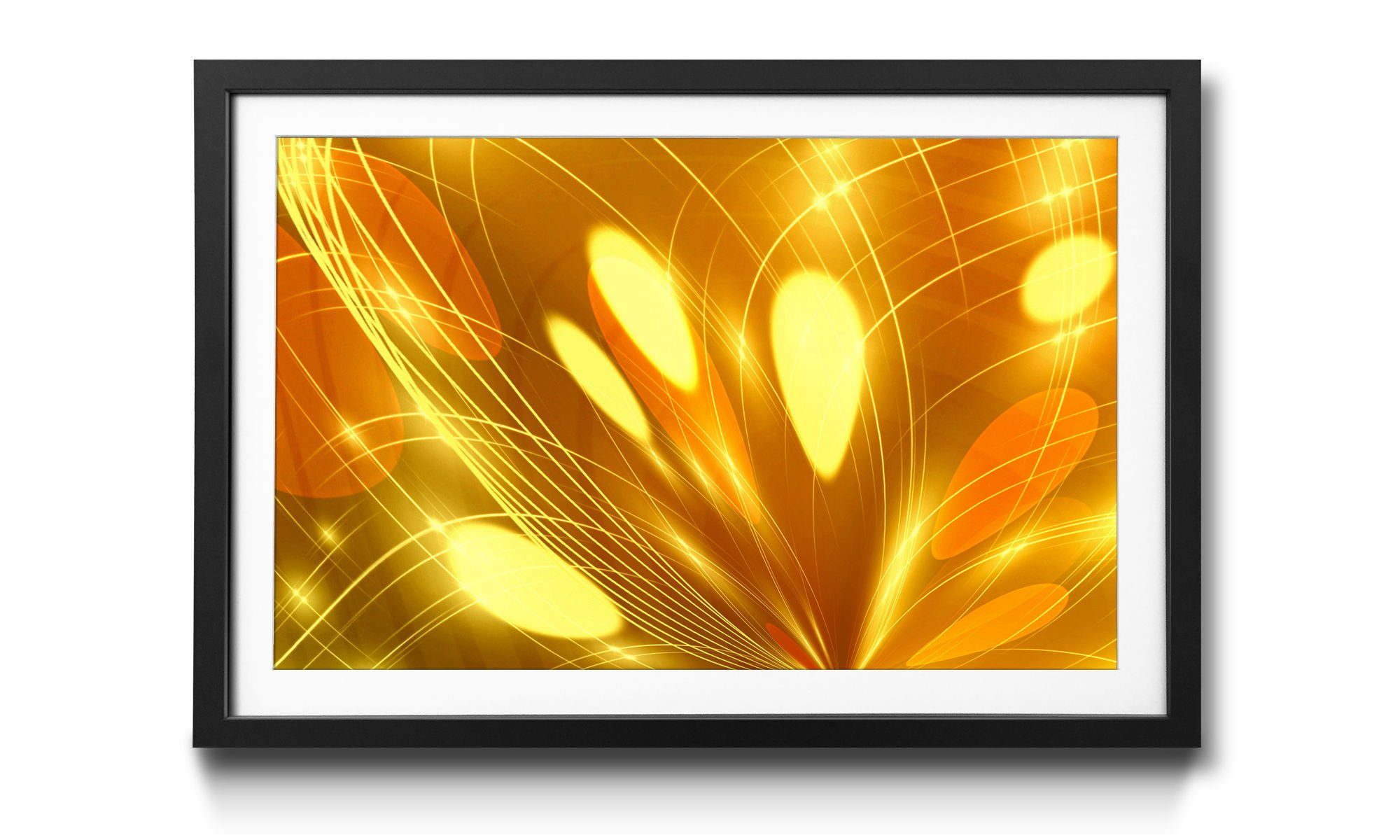 WandbilderXXL Bild mit Rahmen Abstract Lights, Lichtspiel, Wandbild, in 4 Größen erhältlich
