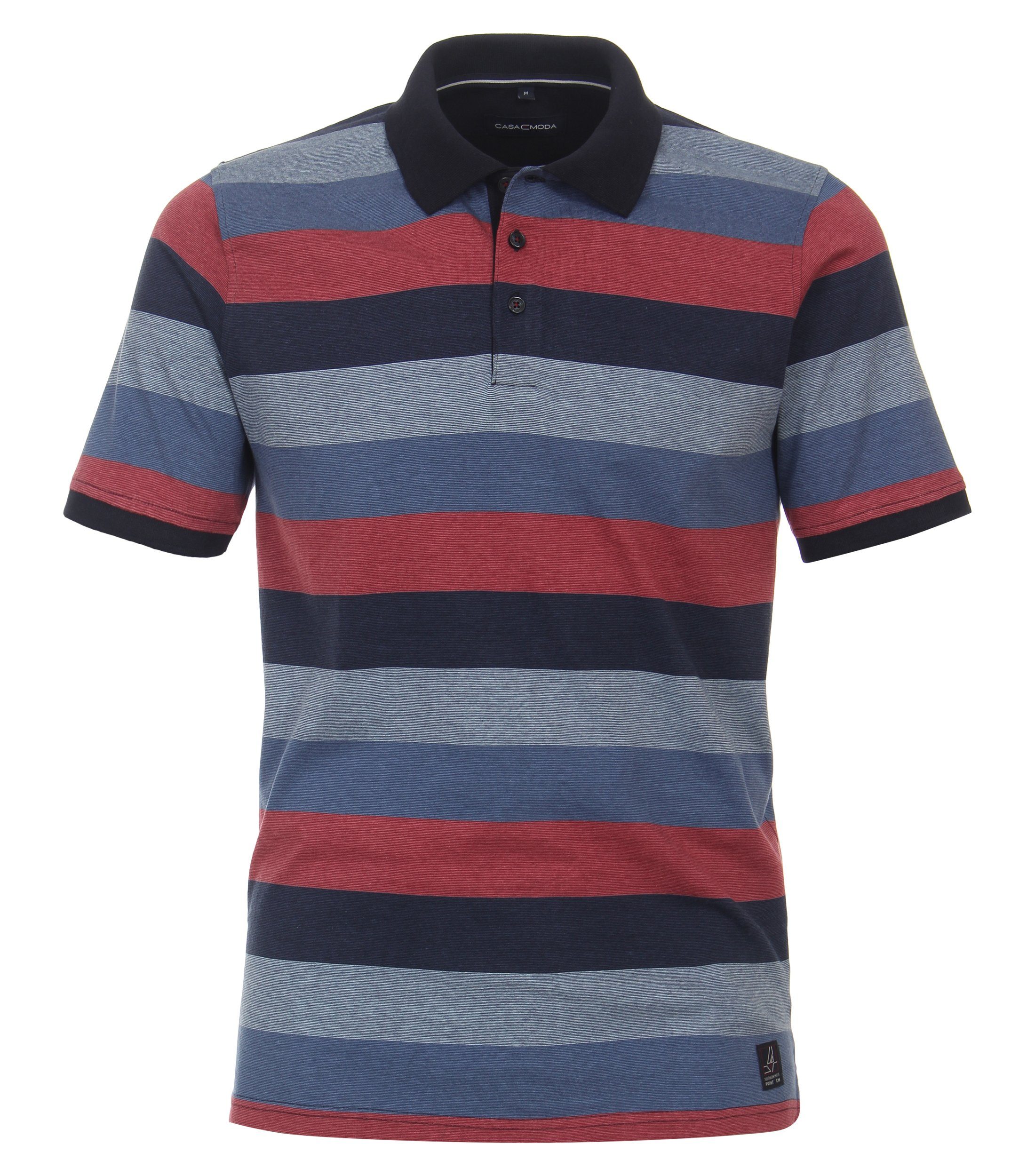 CASAMODA Poloshirt "CASAMODA Polo-Shirt gestreift" günstig online kaufen