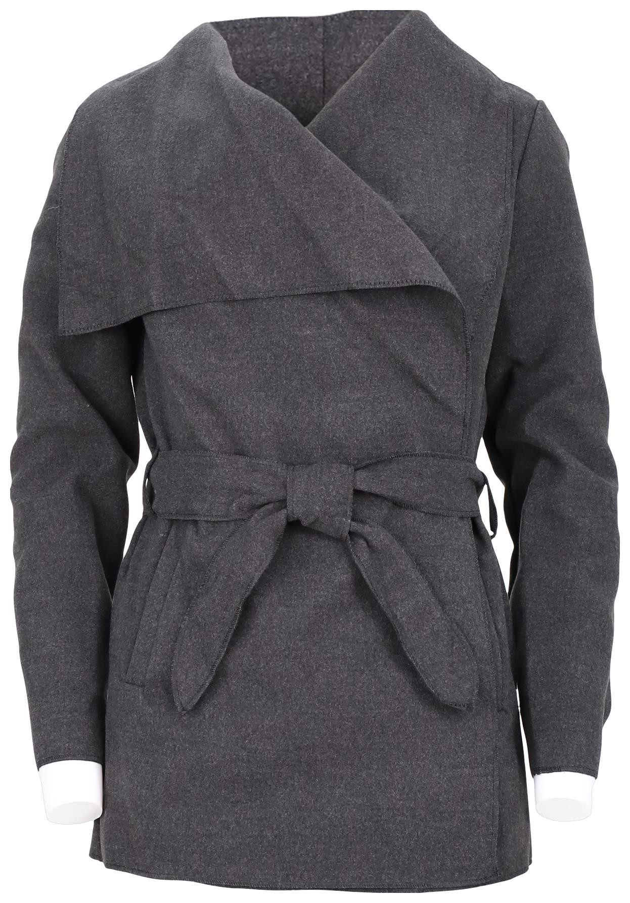 malito more than fashion Kurzmantel 3041 Mantel mit Bindegürtel im Wasserfa günstig online kaufen