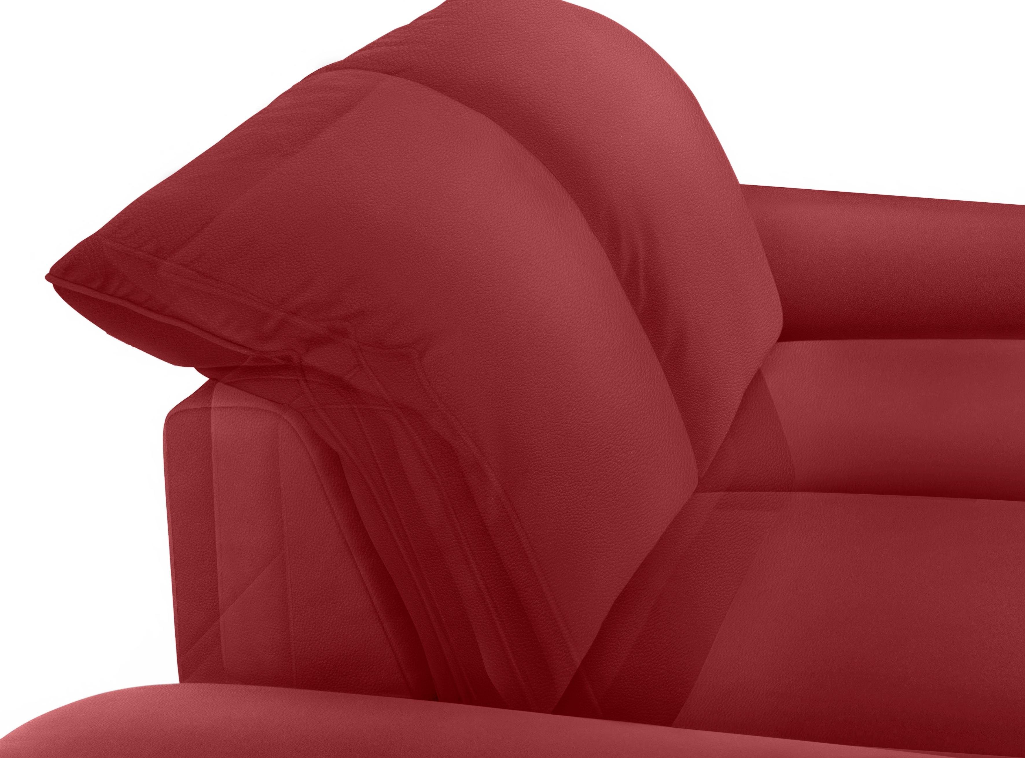 W.SCHILLIG 2-Sitzer enjoy&MORE, Sitztiefenverstellung, cm 202 Füße schwarz pulverbeschichtet, Breite