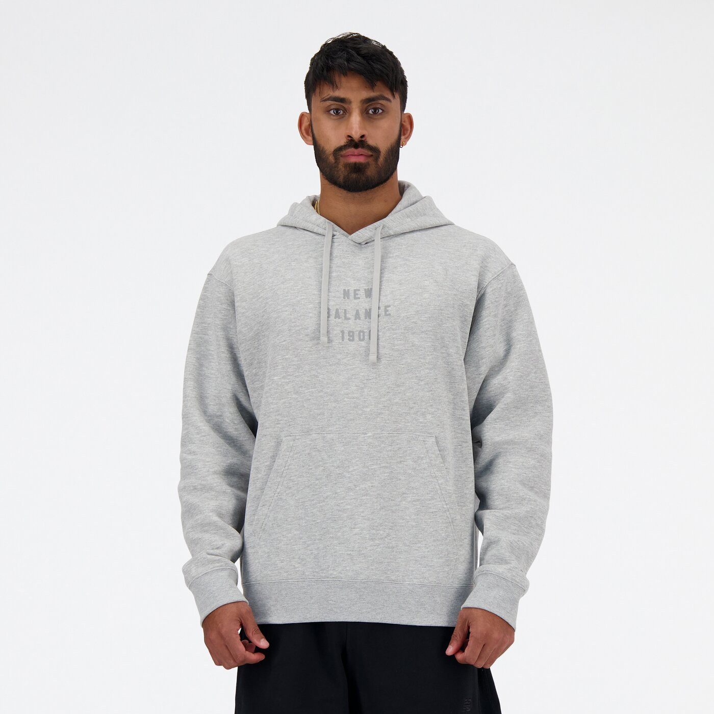 New Balance Kapuzensweatjacke Mens Lifestyle Hoodie ATHLGREY AG