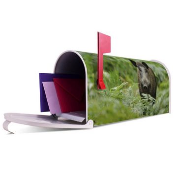 banjado Amerikanischer Briefkasten Mailbox Wildschwein (Amerikanischer Briefkasten, original aus Mississippi USA), 22 x 17 x 51 cm