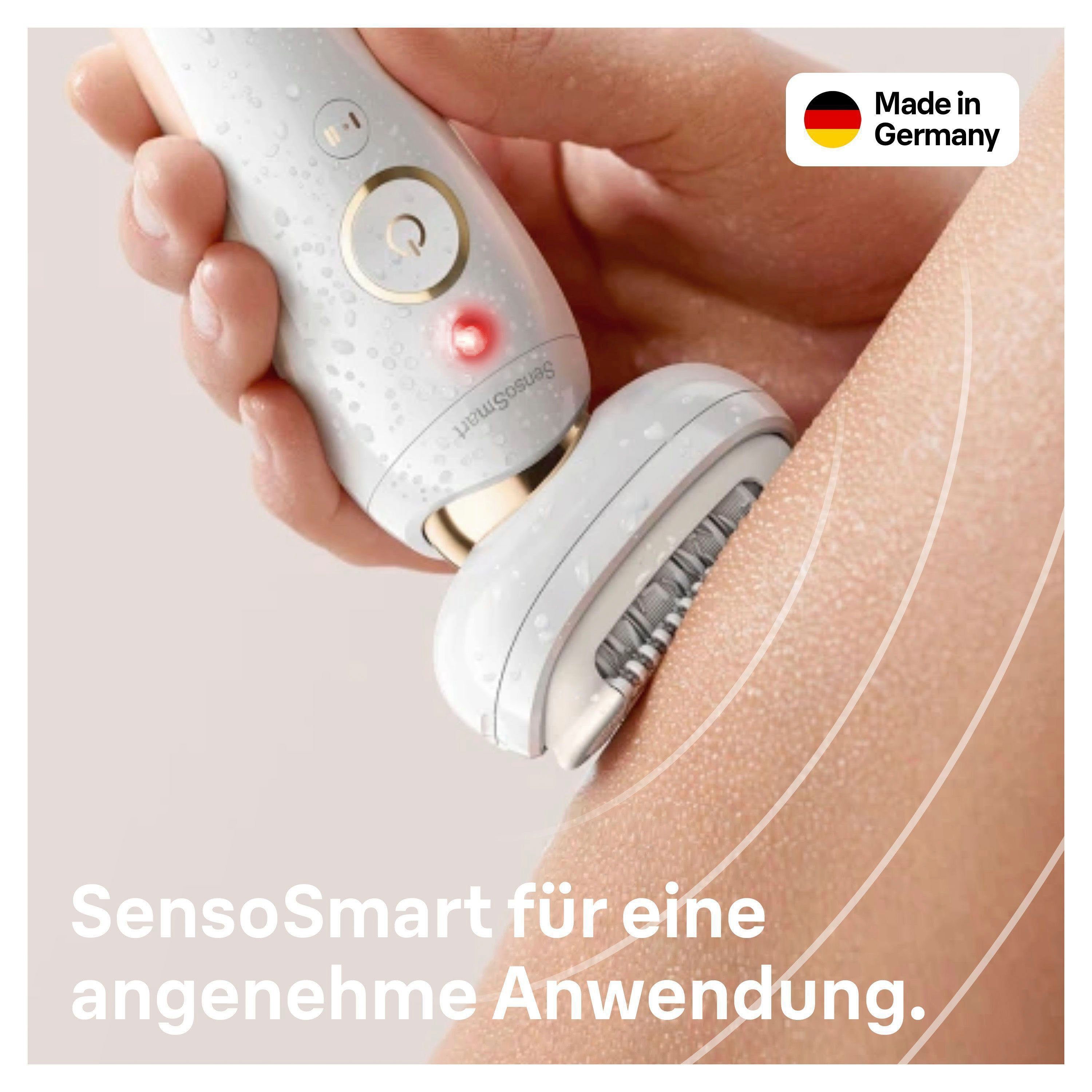 40 Kopf Pinzetten Wet Dry-Epilation, 9-001, & mit Epilierer breiter 9 Silk-épil Braun Flex kabellose