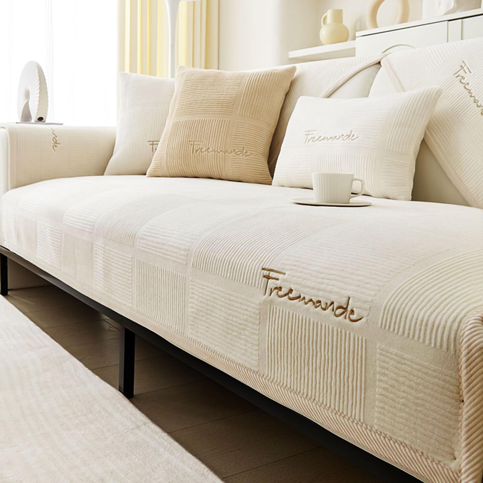 Bellaro Life Sofaschoner Rutschfester Sofa-Schutz: 1-4-Sitzer, L-Form Ecksofa, Haustiergeeignet