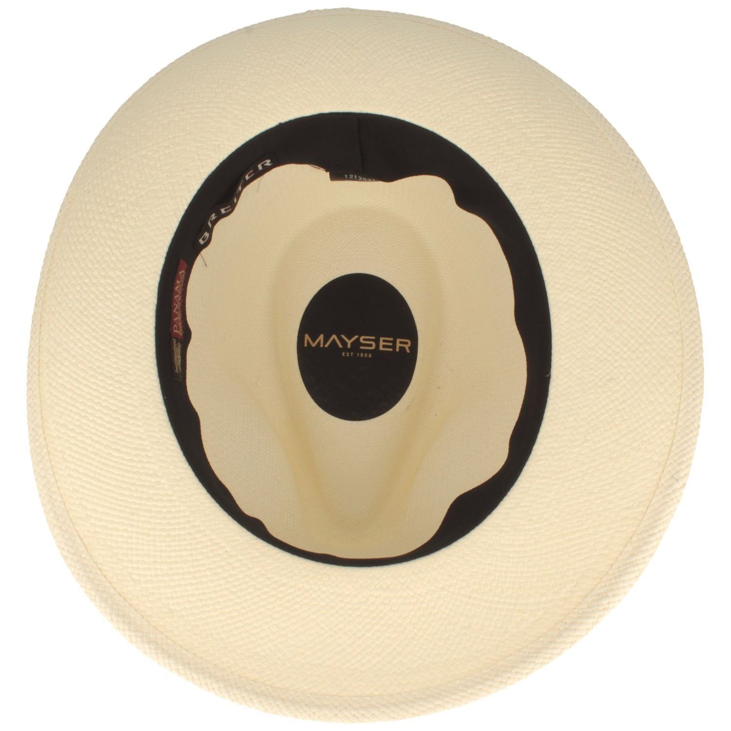 bleached Mayser UV-Schutz Hut Strohhut Panama 0025 mit Bogart Albenga