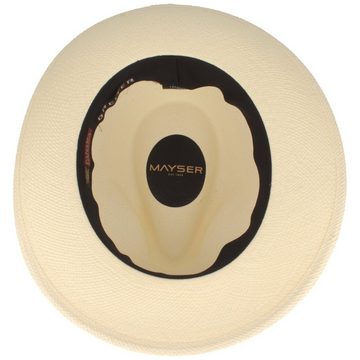 Mayser Strohhut Panama Hut Albenga mittelbreiter Bogart mit UV-Schutz
