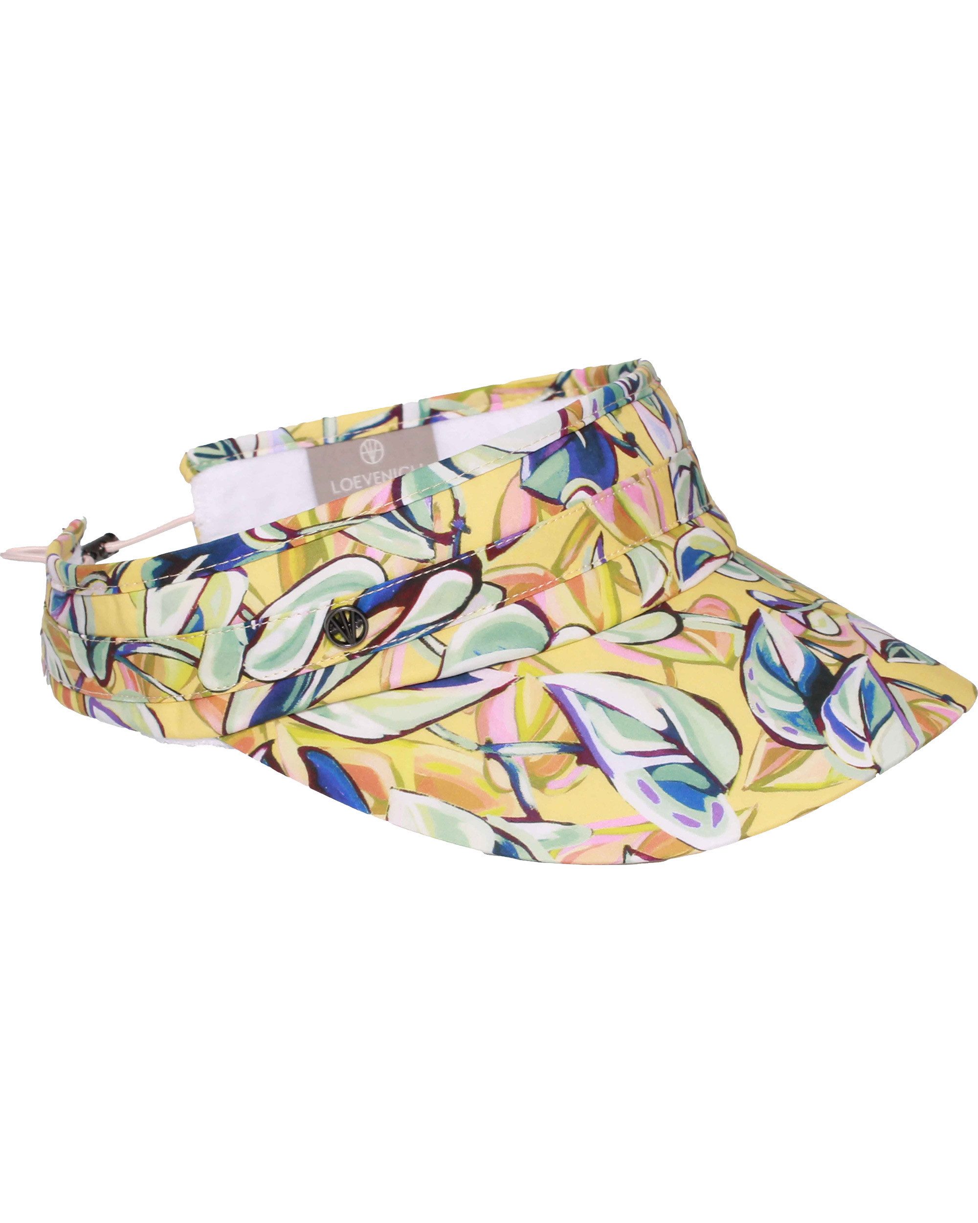 Loevenich Visor Loevenich Visor mit buntem Blätter-Print