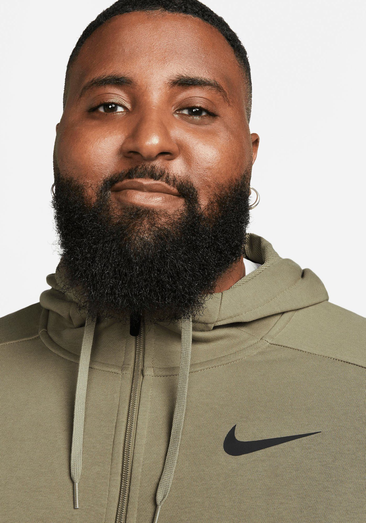 Nike Kapuzensweatjacke DRI-FIT MEN'S FULL-ZIP TRAINING braun HOODIE