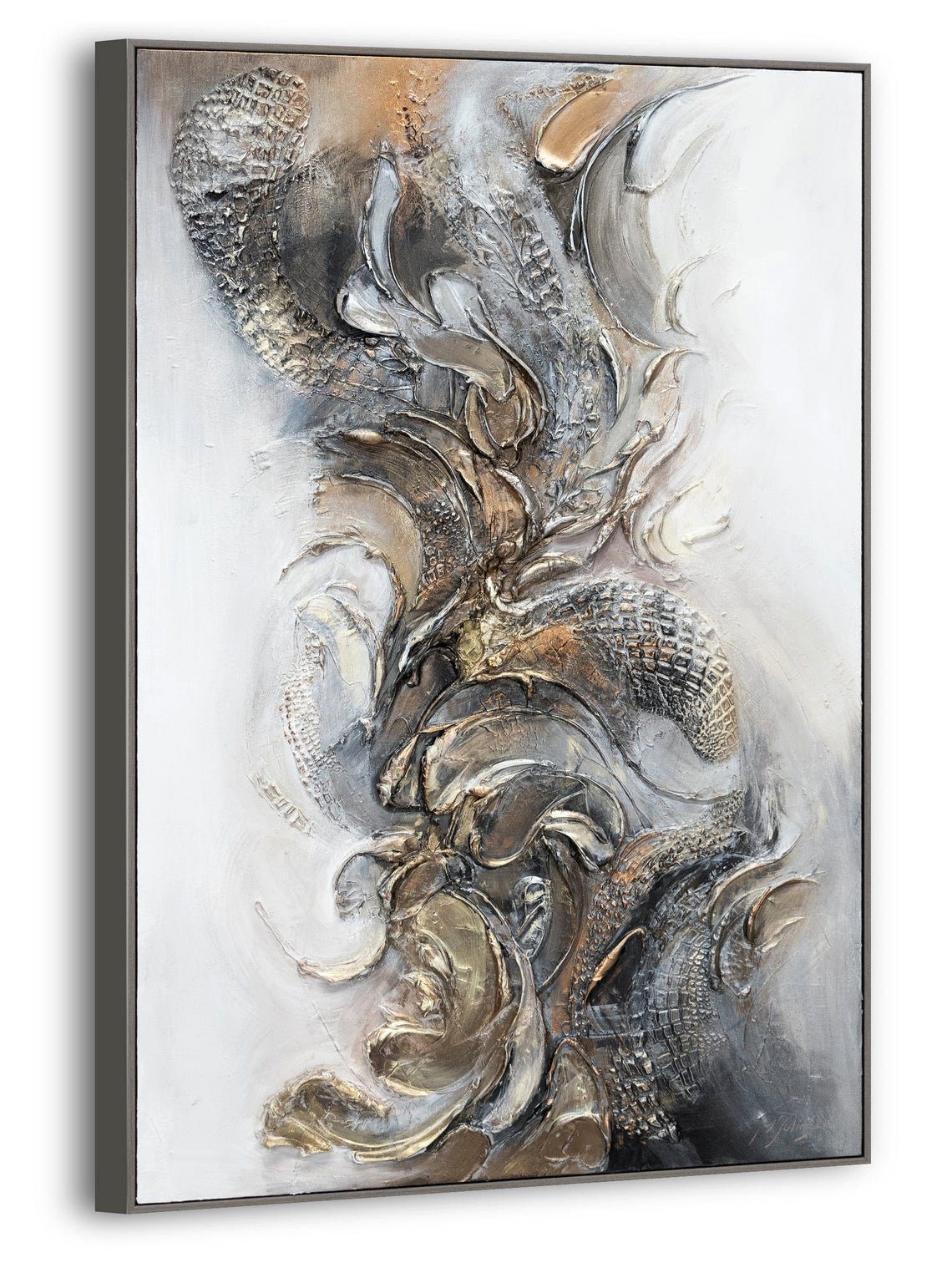 YS-Art Gemälde »Handgemaltes Acryl Gemälde auf Leinwand "Melodie" 120 ×  80cm« online kaufen | OTTO