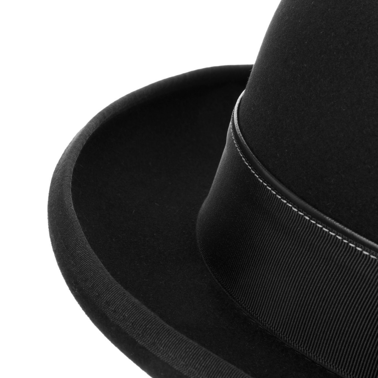 Made mit (1-St) in EU Stetson Bowler the schwarz Futter, Outdoorhut