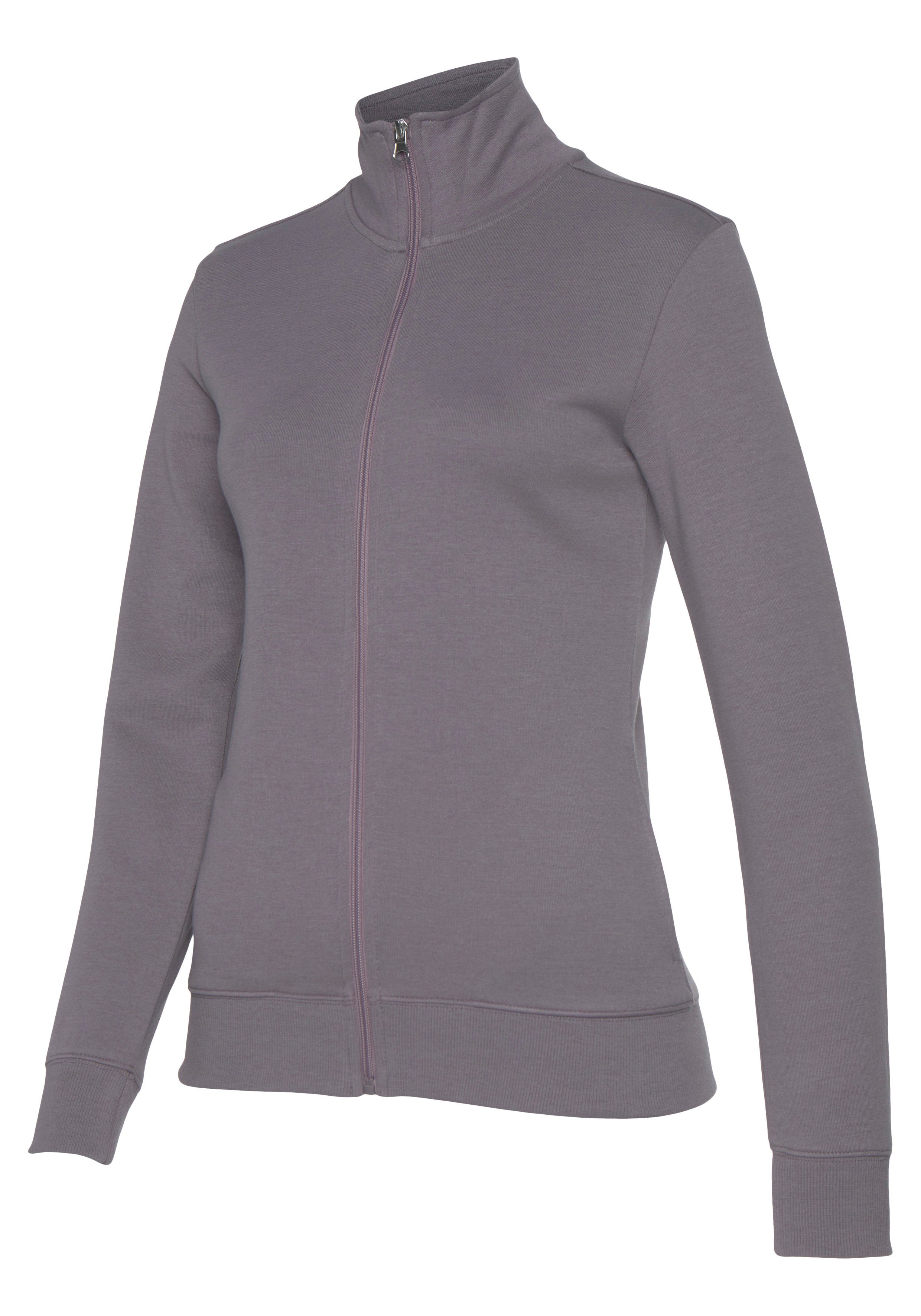 Bench. Loungewear Sweatjacke (1-tlg) mit bestickten Stehkragen, Loungeanzug – Bild 5 von 5