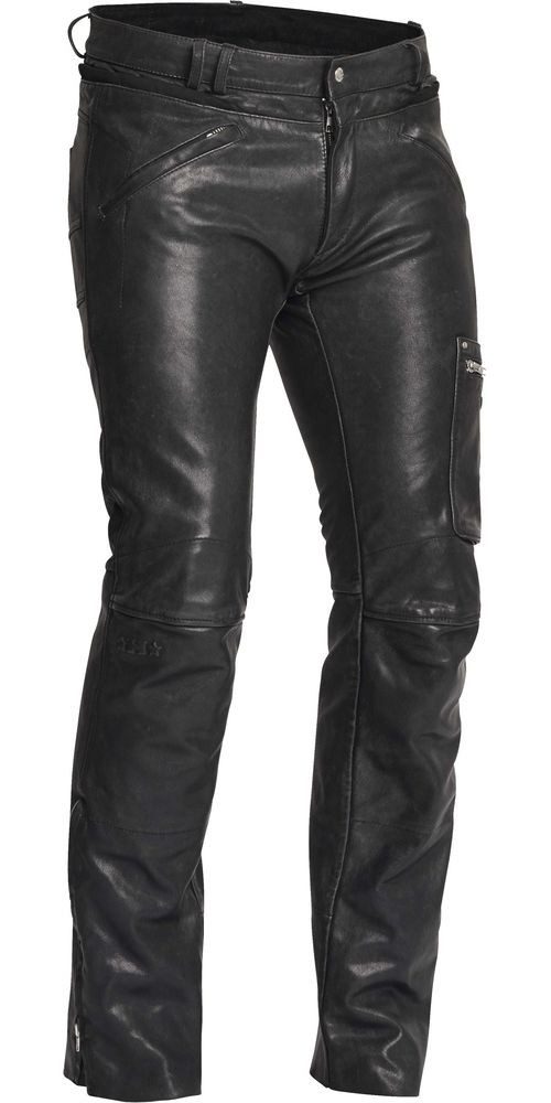 Motorradhose Leather Pants Rider Black