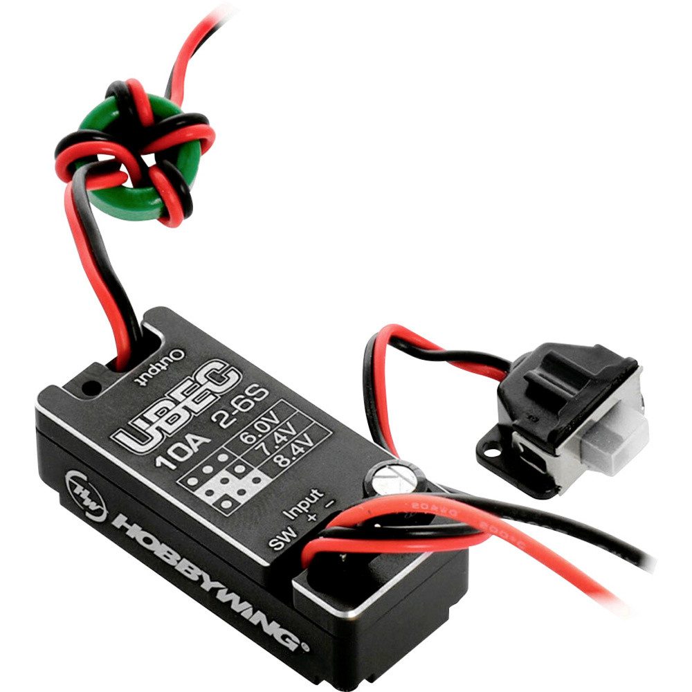 Hobbywing BEC 10A V2-Car UBEC BEC-Spannungsregler 6 - 8.4 V 10 A Akku