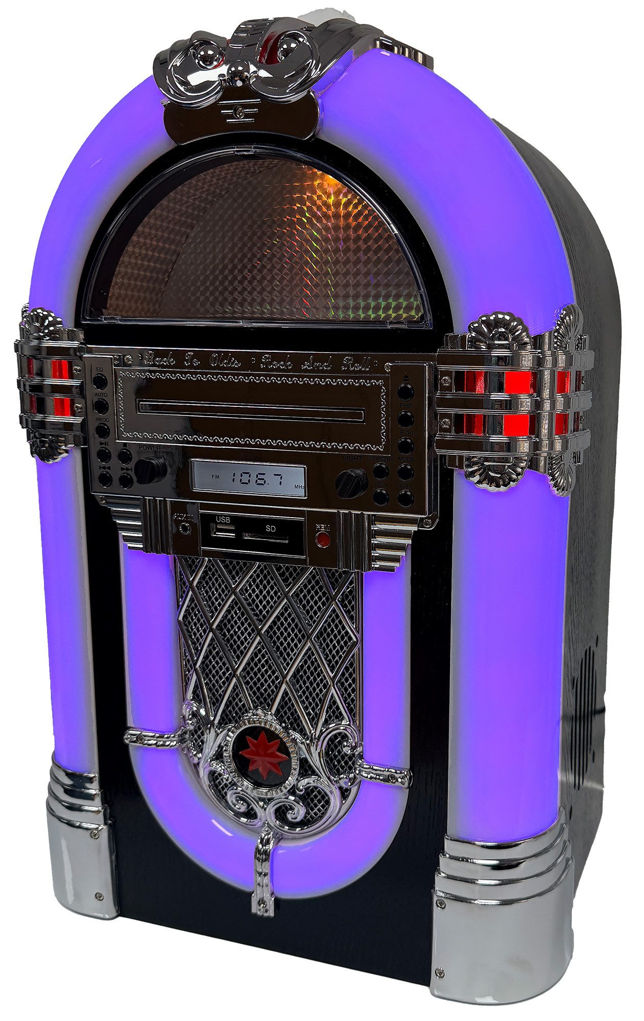 HEIKU-Sport Multimedia Musikbox Legend 501 Retro-Radio