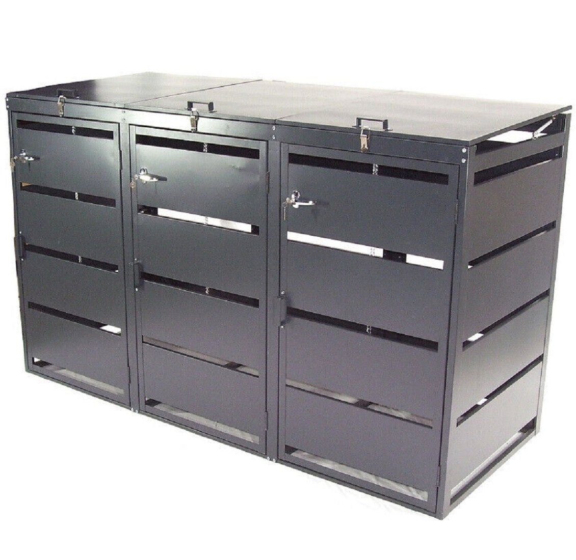Apex Mülltonnenbox Mülltonnenbox Mülltonnenverkleidung 3er 240L Mülltonne 57061 (1 St)