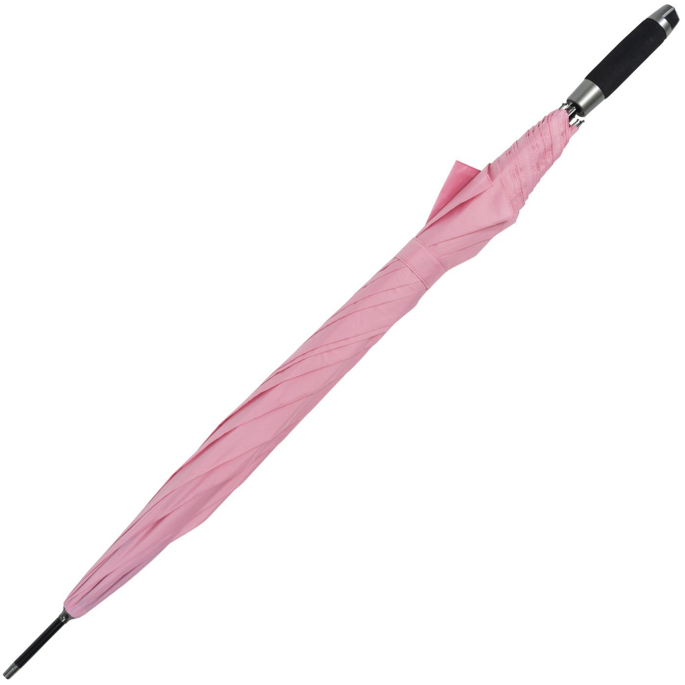 doppler® Stockregenschirm XXL Golfschirm, Partnerschirm für Damen und Herren, groß und stabil, uni-Sommerfarben - rosa – Bild 5 von 5