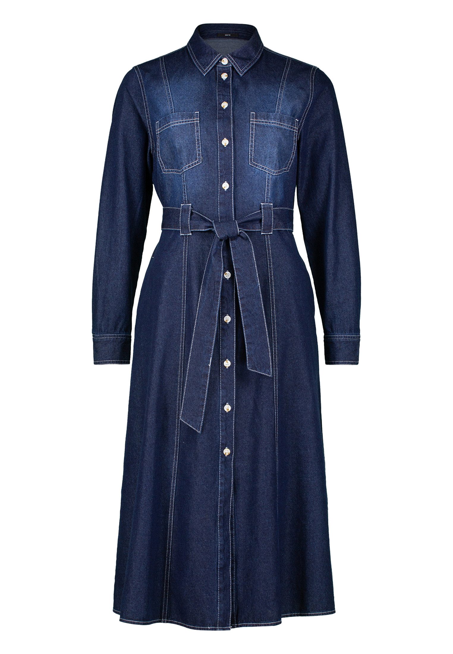 Zero Jeanskleid zero Jeanskleid mit Gürtel günstig online kaufen