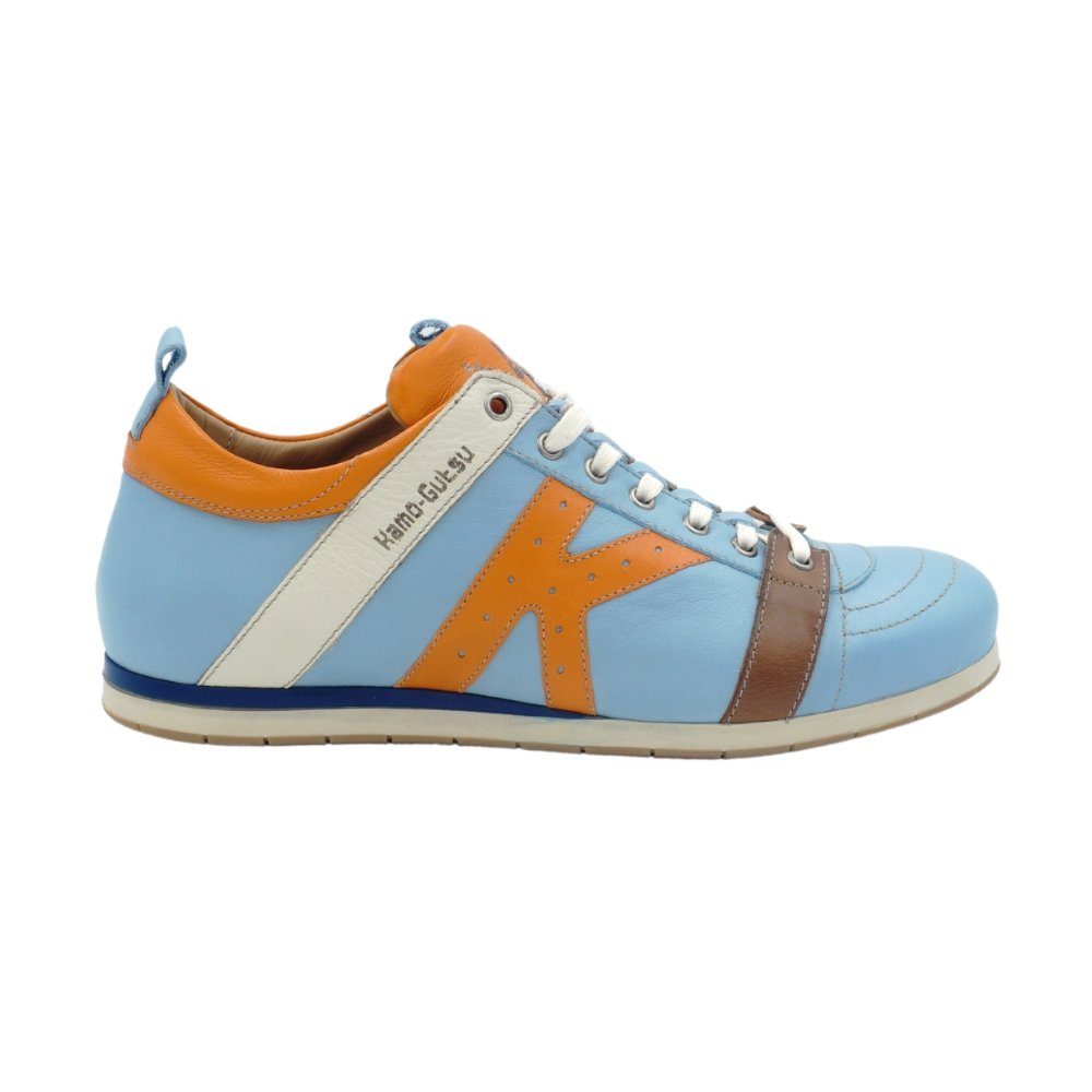 Kamo-Gutsu Kamo-Gutsu Cielo + Arancio Herren Sneaker Sneaker Wechselfussbett
