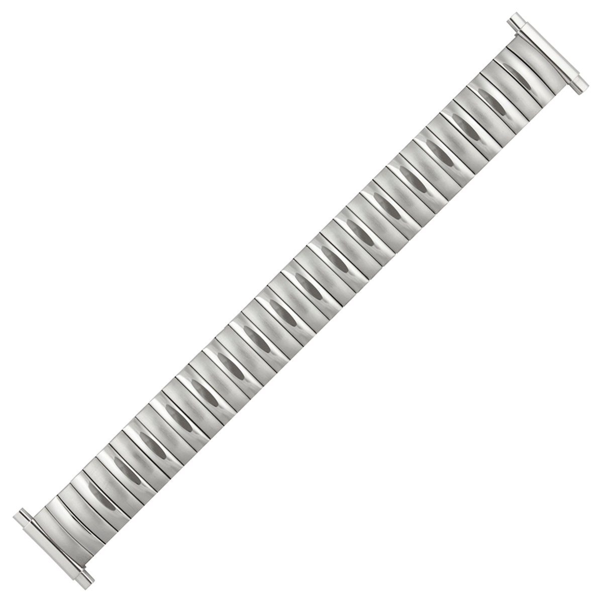 MARBURGER Uhrenarmband 18, 19, 20, 21, 22mm Edelstahl Silber Zugband