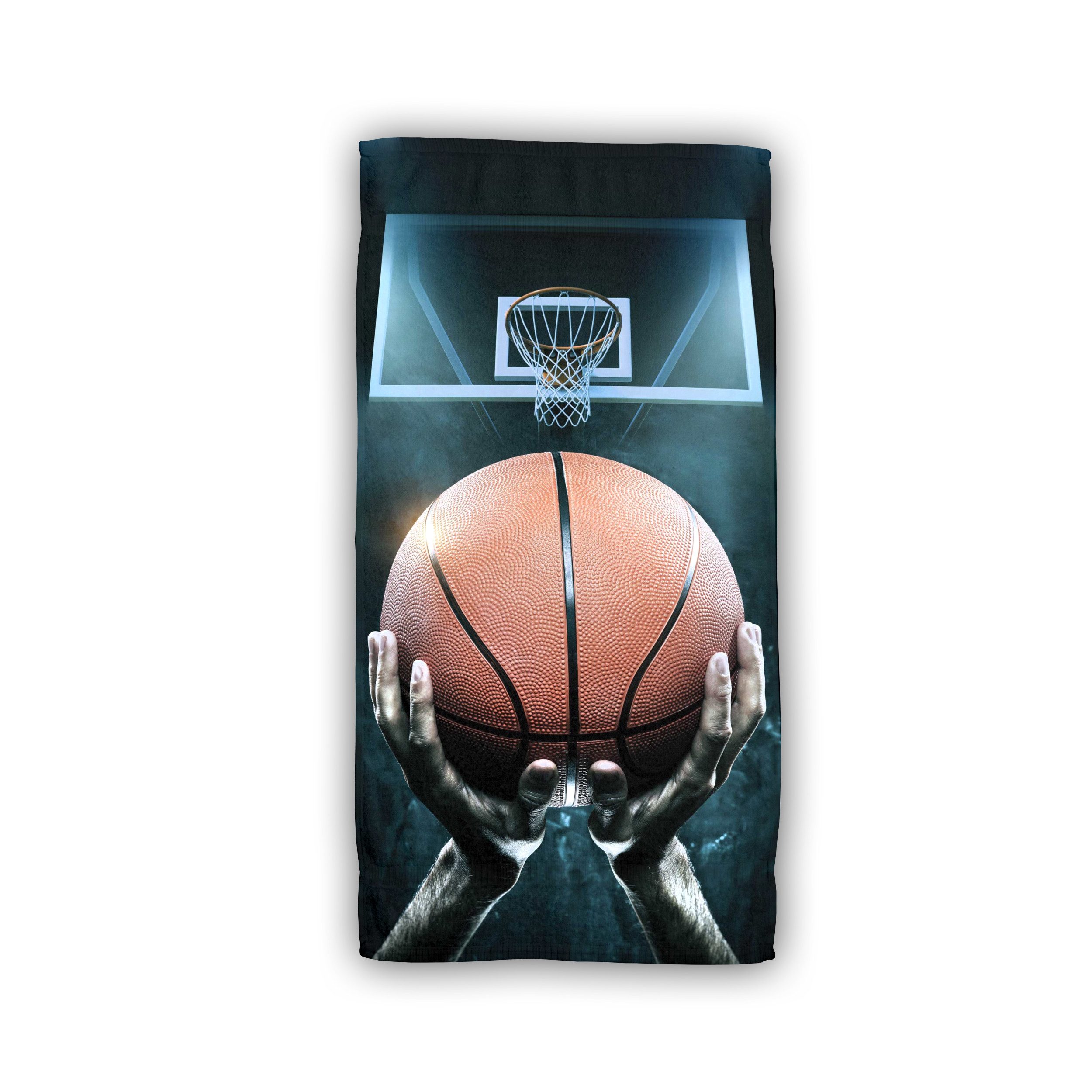 Jerry Fabrics Strandtuch Basketball Baumwolle Frottee günstig online kaufen