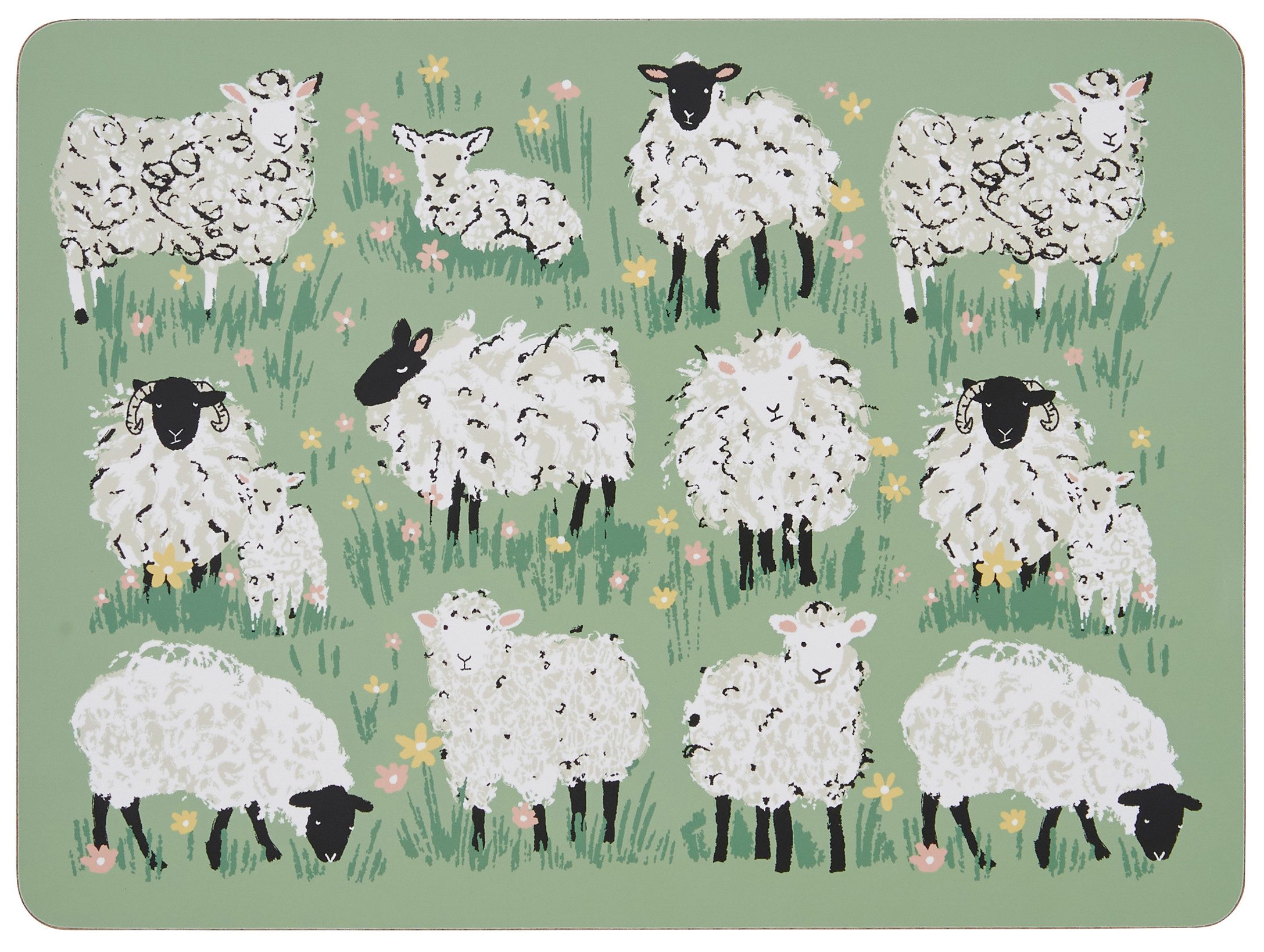 Ulster Weavers Platzset Woolly Sheep, (Set, günstig online kaufen