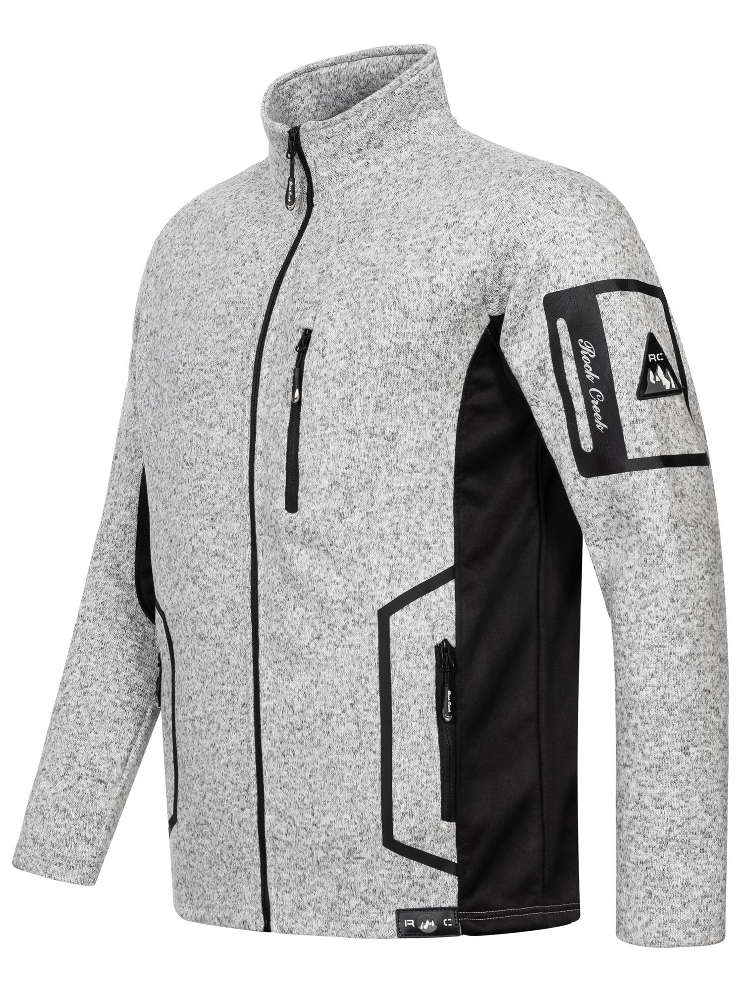 Rock Creek Fleecejacke Herren Fleecejacke Übergangsjacke günstig online kaufen
