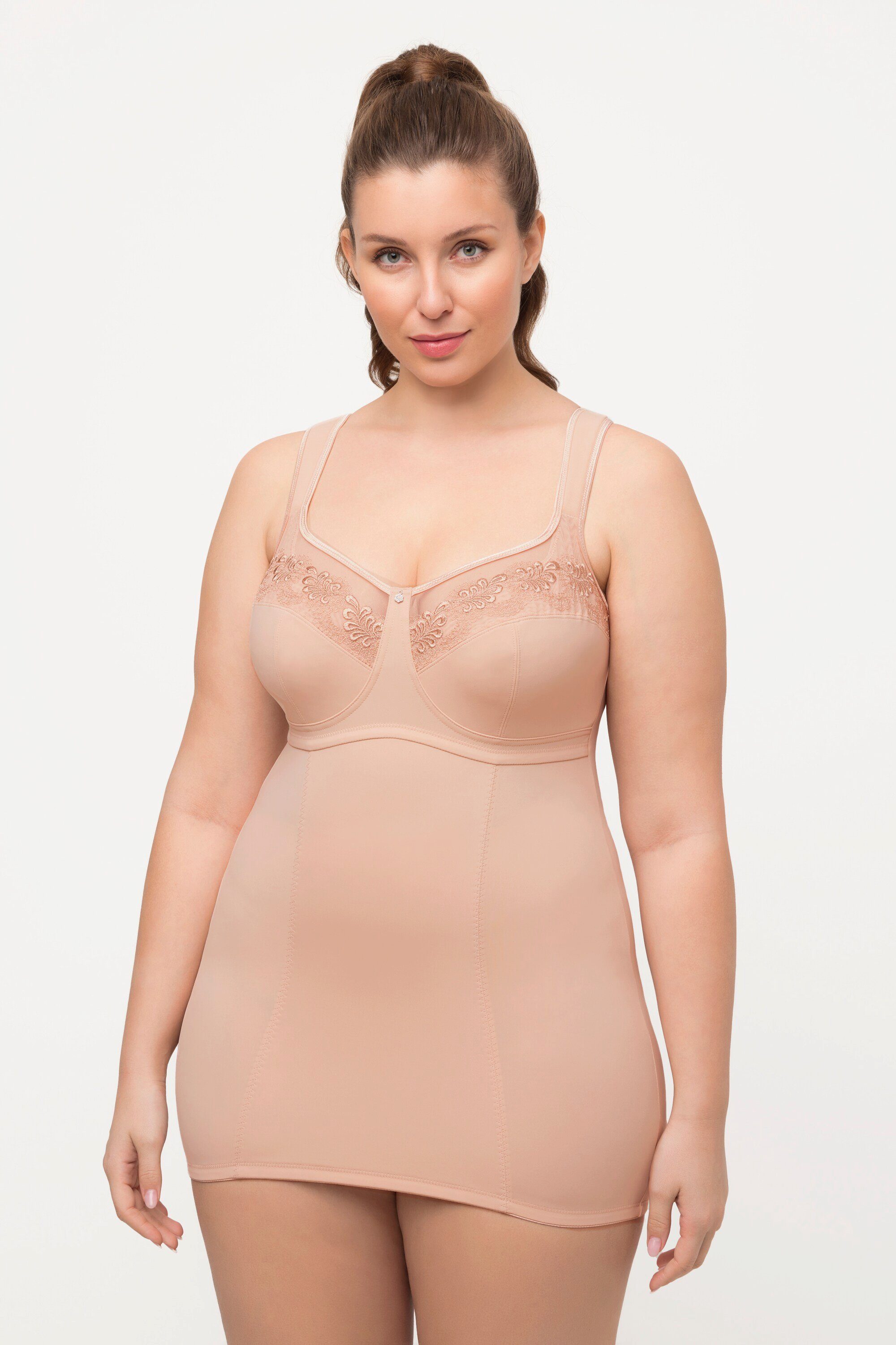 Ulla Popken Unterhemd Shaping-Top Stickerei Powermesh günstig online kaufen