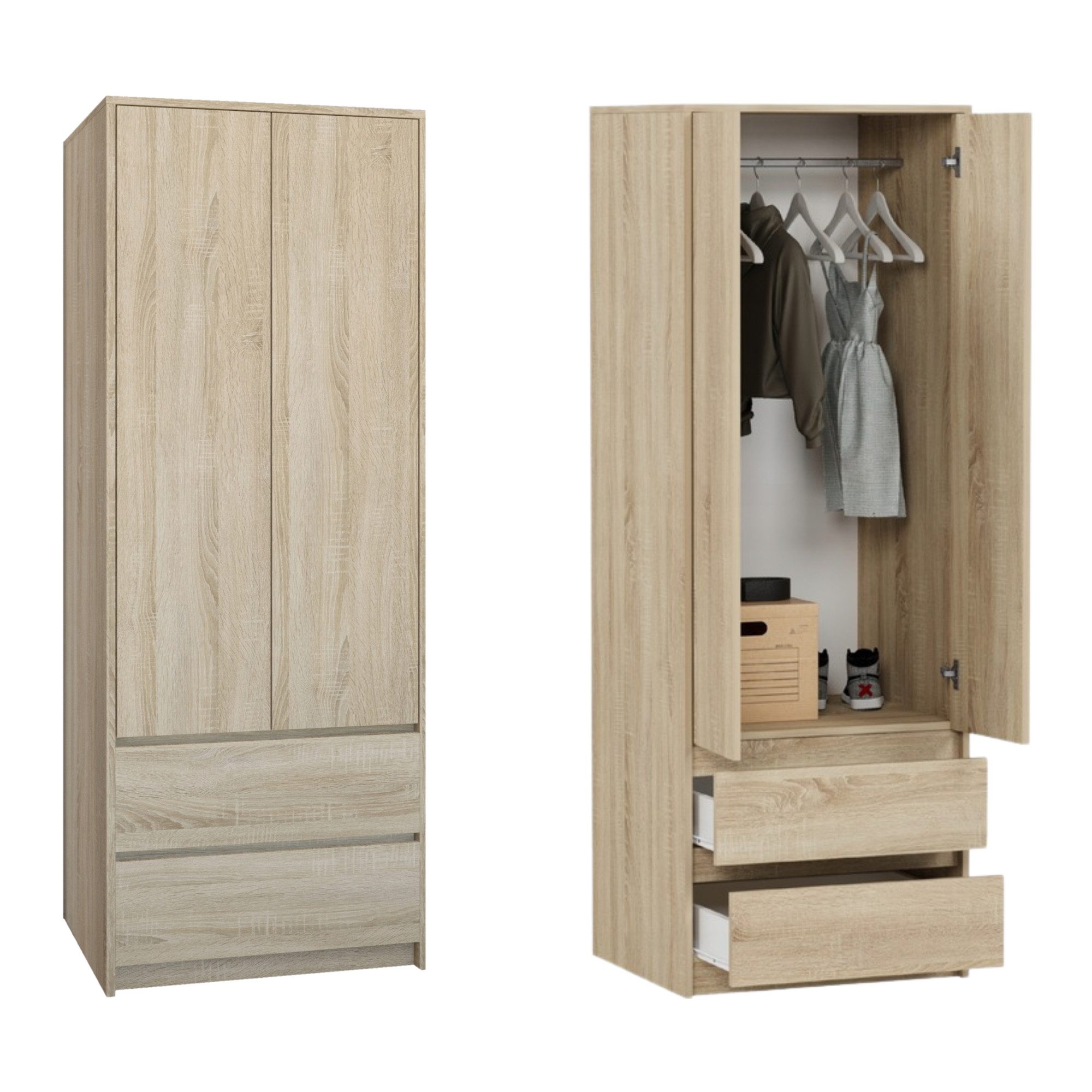 Home Collective Kleiderschrank Moderner schrank mit günstig online kaufen