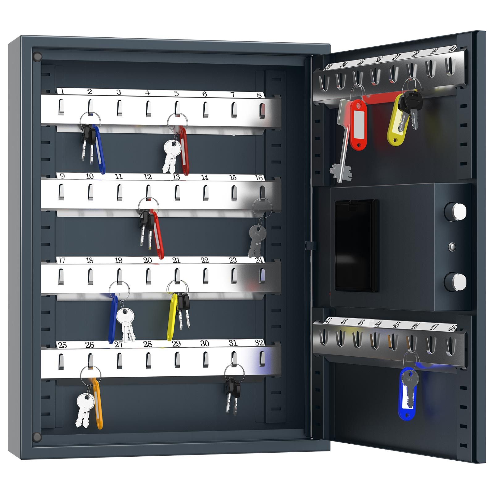 Profirst Schlüsselkasten Schlüsselschrank Porter 48 Elektronikschloss