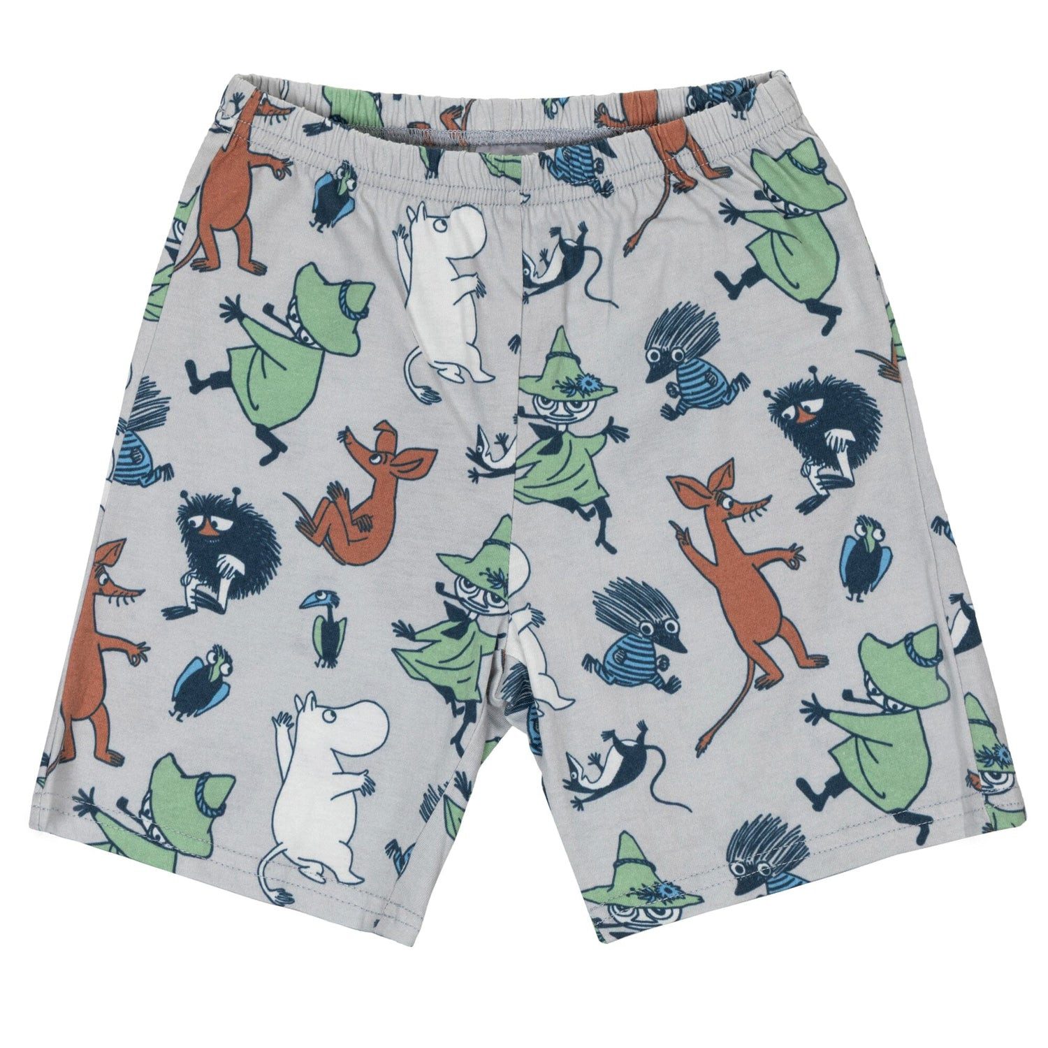 Moomin by Martinex T-Shirt Moomin Kids Pyjama-Set „Funny PJ“ – Grey mit Allover-Print