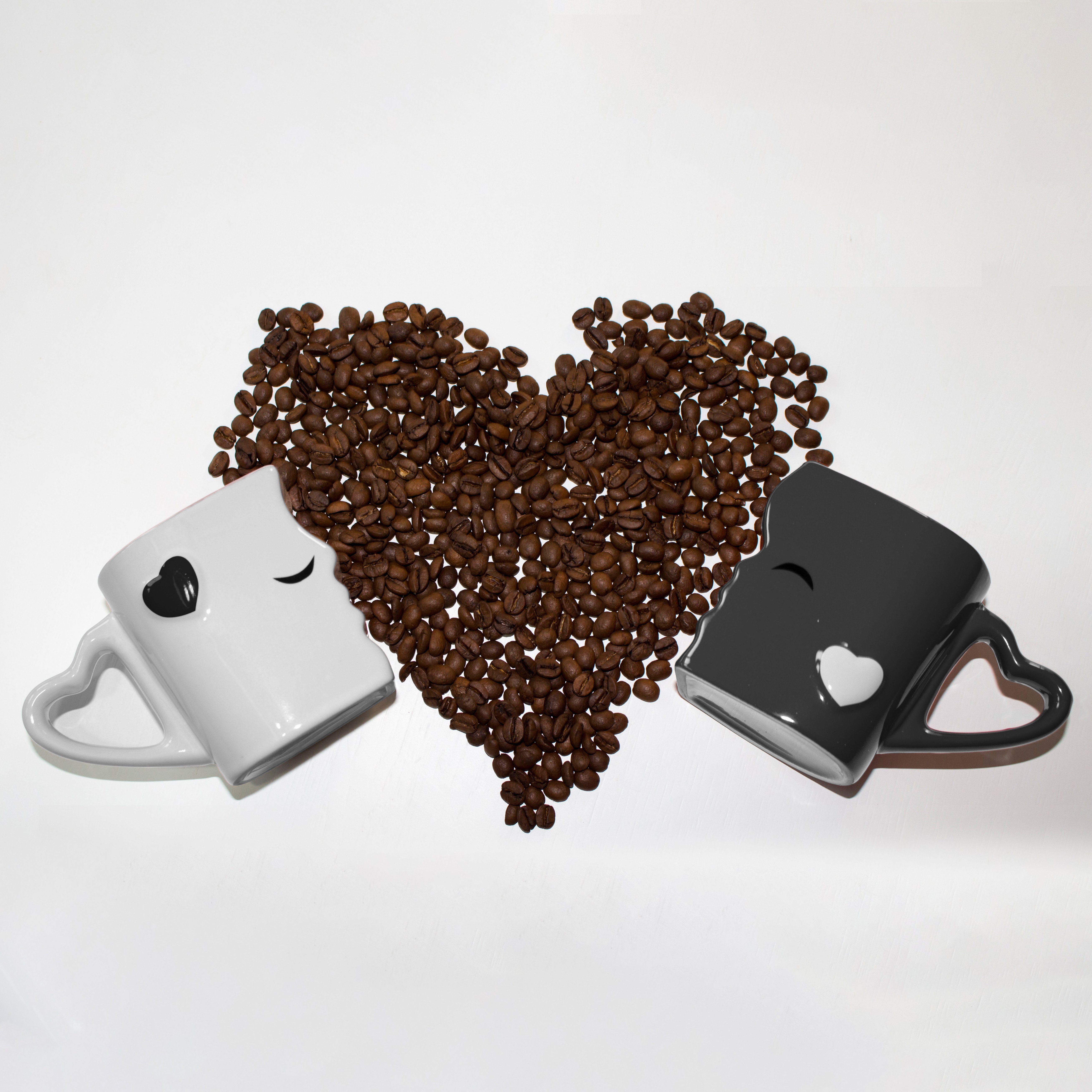 MiaMio Kaffeeservice Küssende Tassen Geschenk Set, Kaffeetassen«, Keramik (2-tlg) – Bild 5 von 5