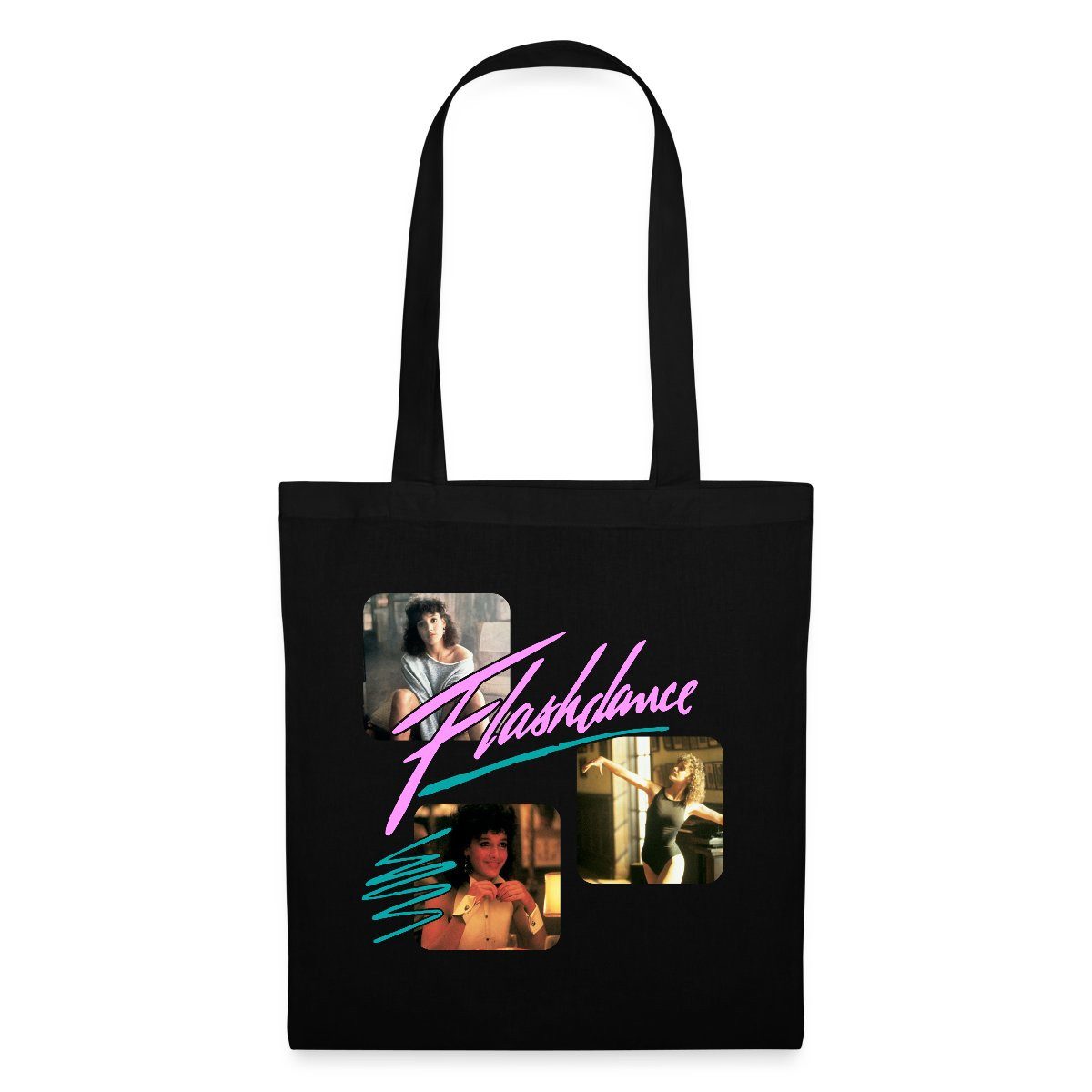 Henkeltasche Flashdance 80er-Design Mit Alex Owens Stoffbeutel