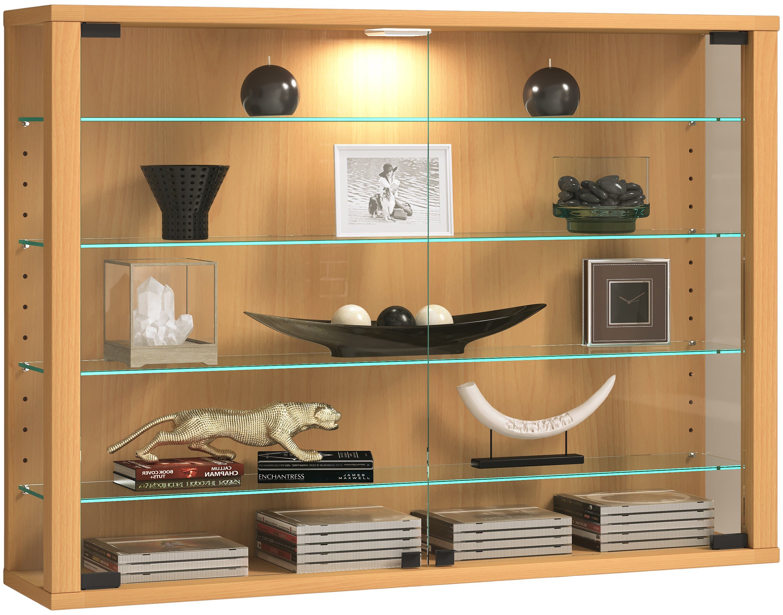VCM Hängevitrine Wandvitrine Hängevitrine Glasvitrine Vitrosa günstig online kaufen