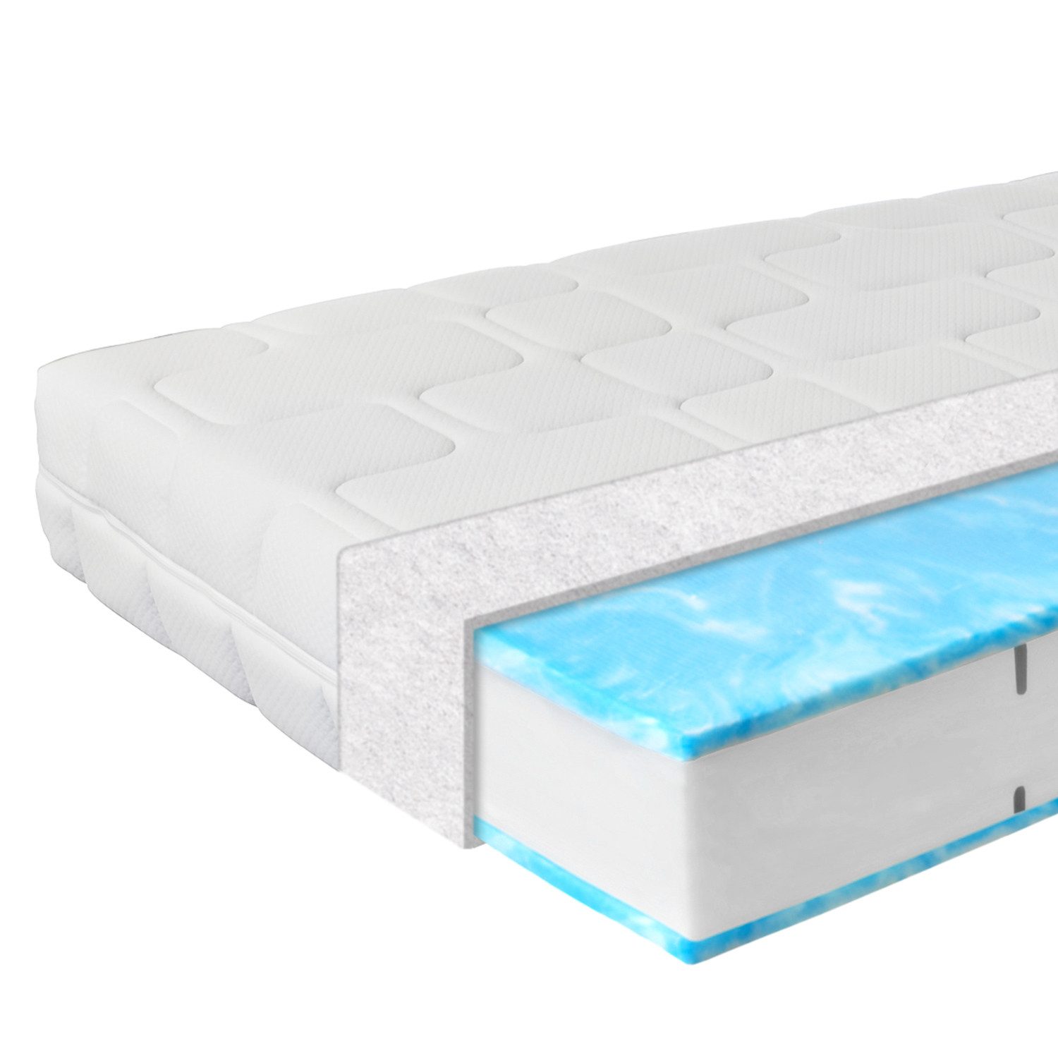 Komfortschaummatratze Duo Gel Comfort, Beco, 20 cm hoch, Testurteil SEHR GUT (1,3) & SEHR GUT (1,4)*, weiche Gelschaum-Matratze