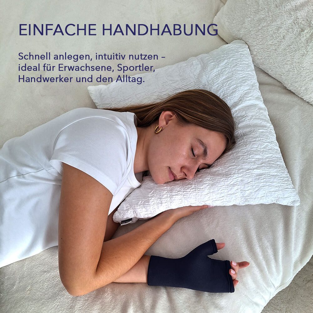 IEA Medical Kalt-Warm-Kompresse Kühlhandschuh, Eishandschuh, onkologische Kühlhandschuhe, 1-tlg., 360° Kühlung, elastisch, Gelpacks, wiederverwendbar, flexible Passform