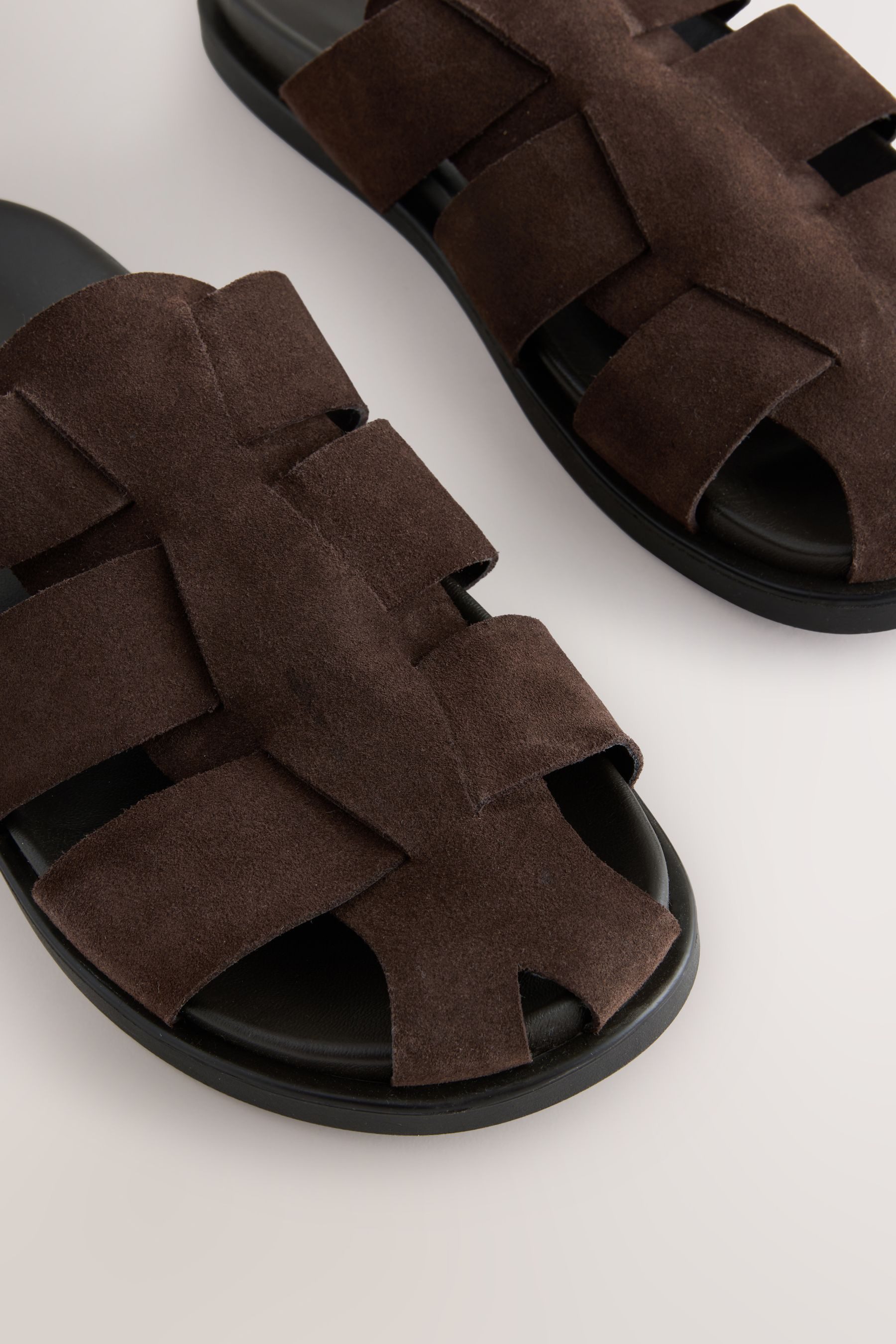 Next N. Premium Römersandalen aus Veloursleder Römersandale (1-tlg)