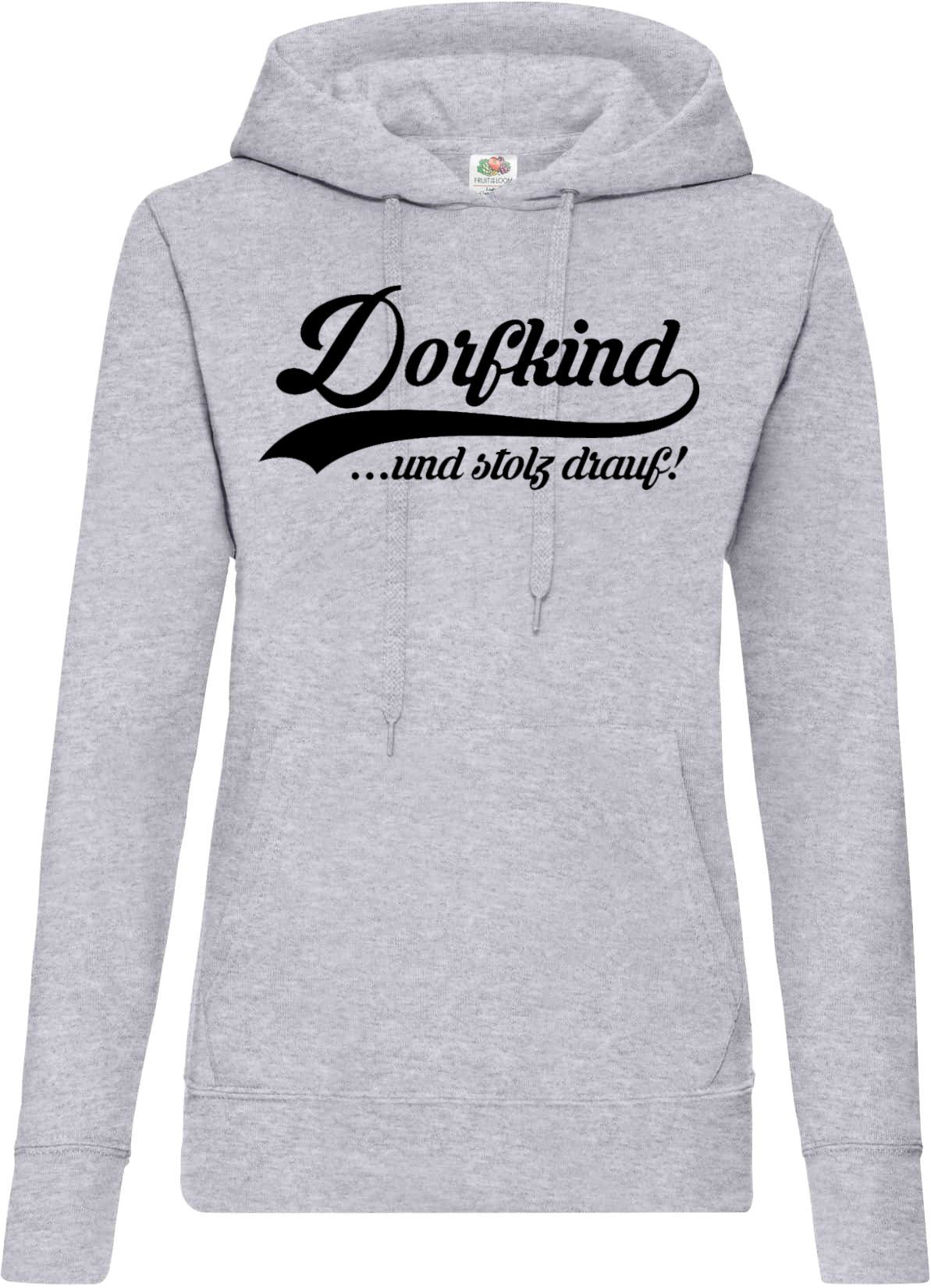 Kapuzenpullover Dorfkind Damen Hoodie Pullover Statement Frauen Geschenk