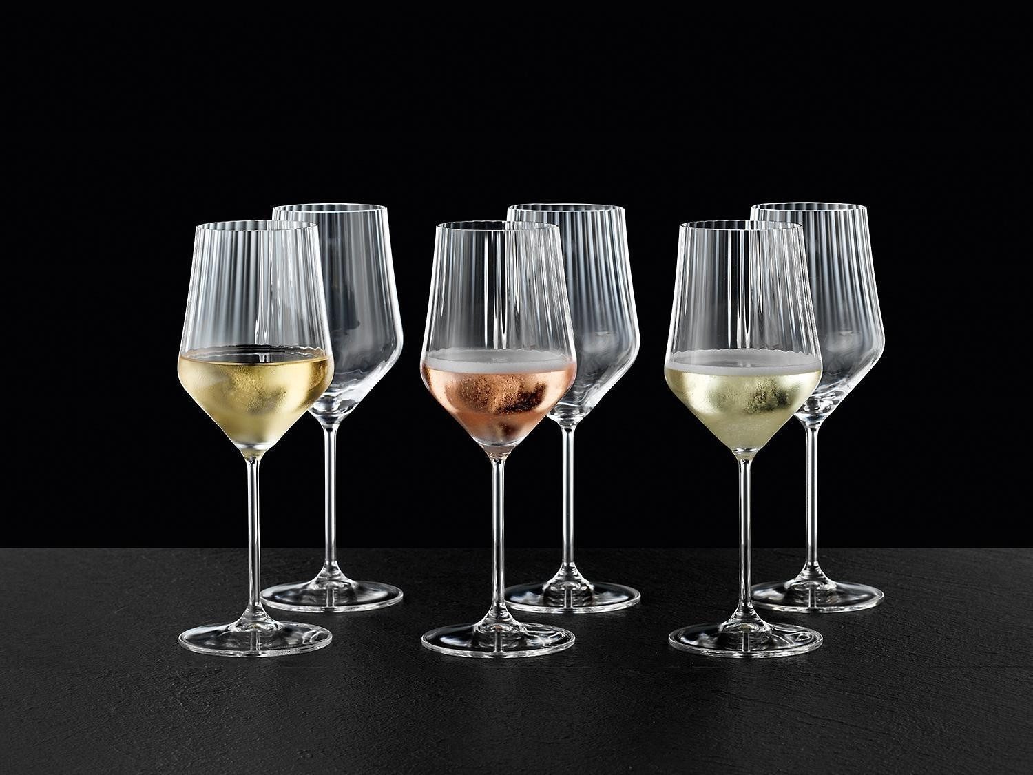 Nachtmann Weißweinglas APERITIVO, 6er Set, Transparent, 490 ml, Kristallglas, Spülmaschinenfest