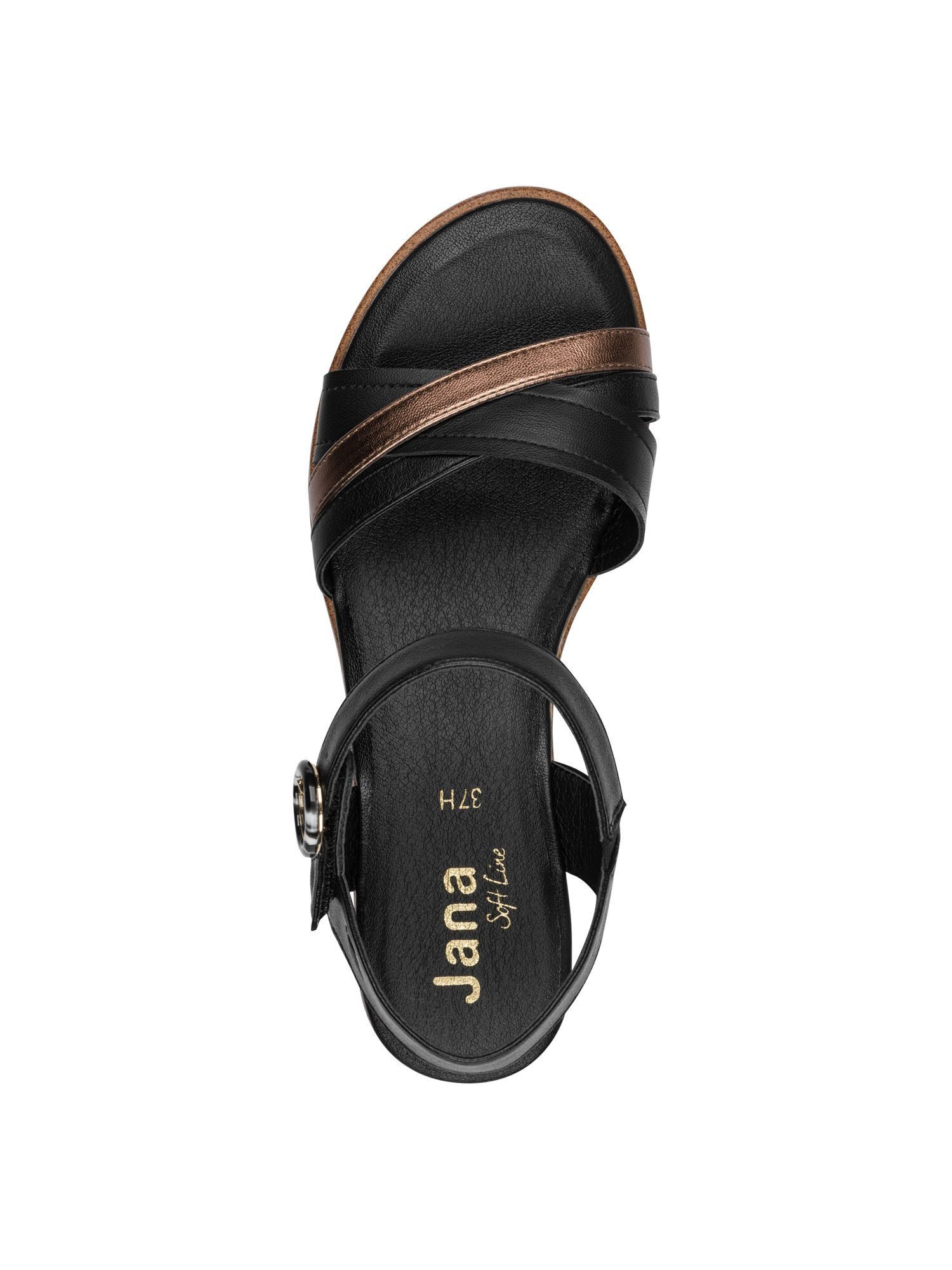 Jana Vegan Vegan kein Absatz 8-28762-46 Plateausandaletten Vegan