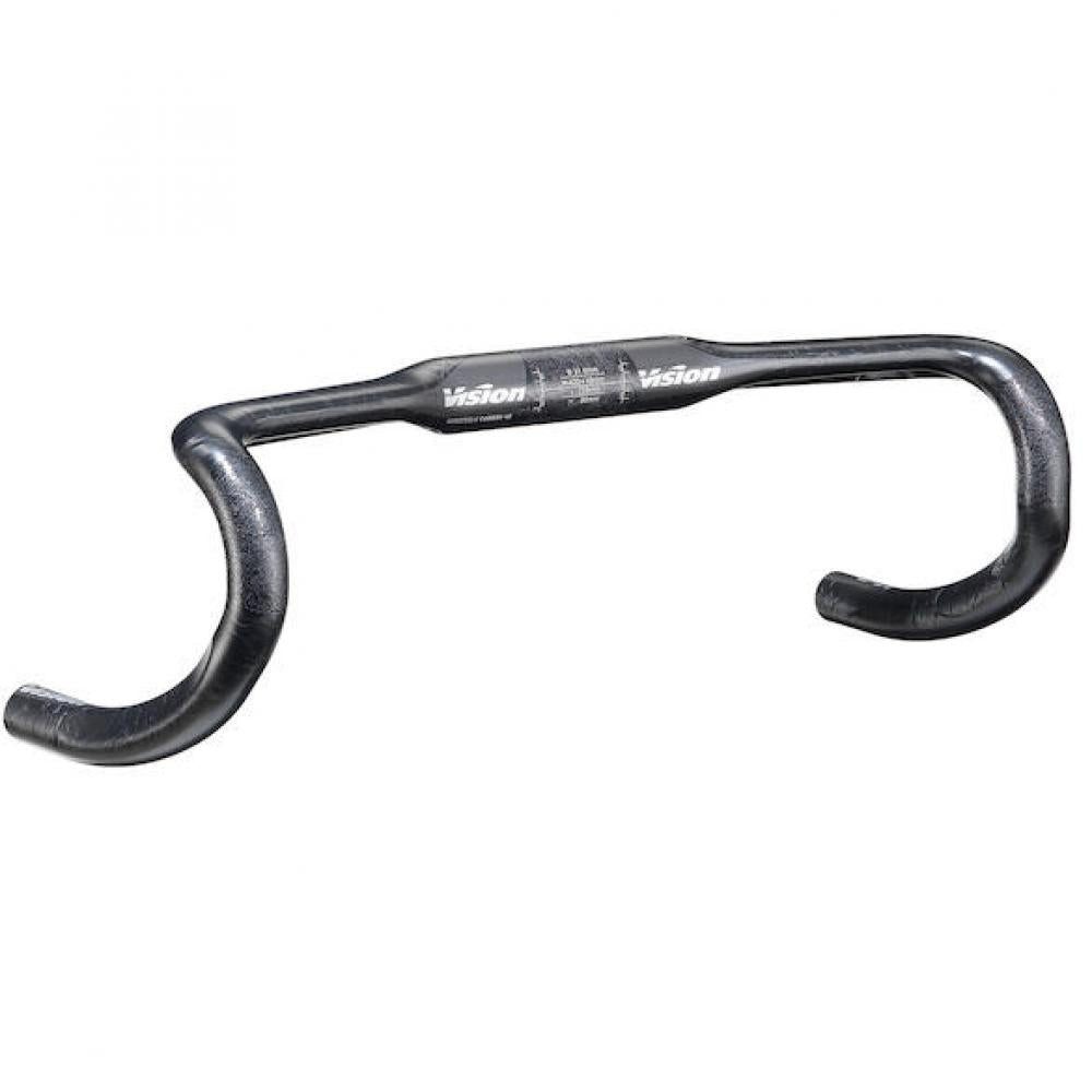 Vision Fahrradlenker Vision Lenker Trimax Carbon 4D Compact 31,8 x 440 mm Schwarz - leichte
