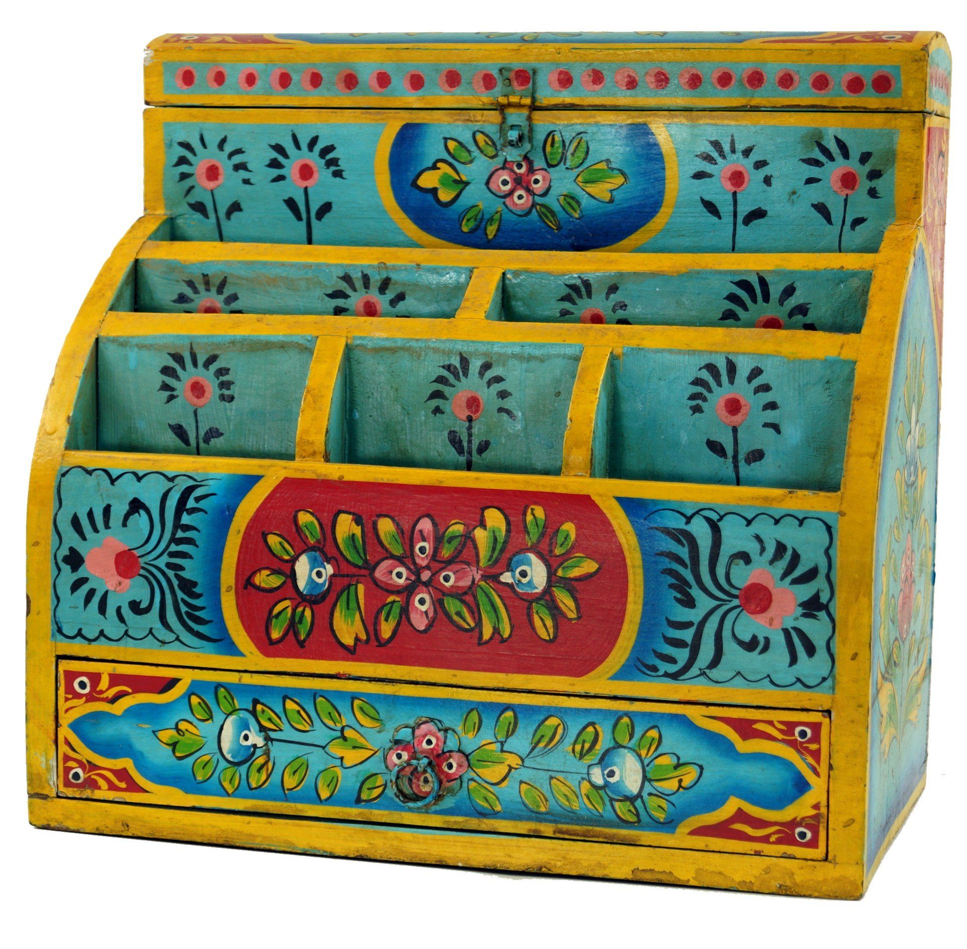 Guru-Shop Aufbewahrungsdose Vintage Schreibtisch Ordner, Schreibtisch.. günstig online kaufen
