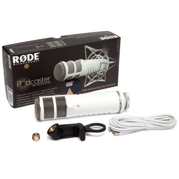 RØDE Mikrofon Podcaster MKII USB mit Kopfhörer
