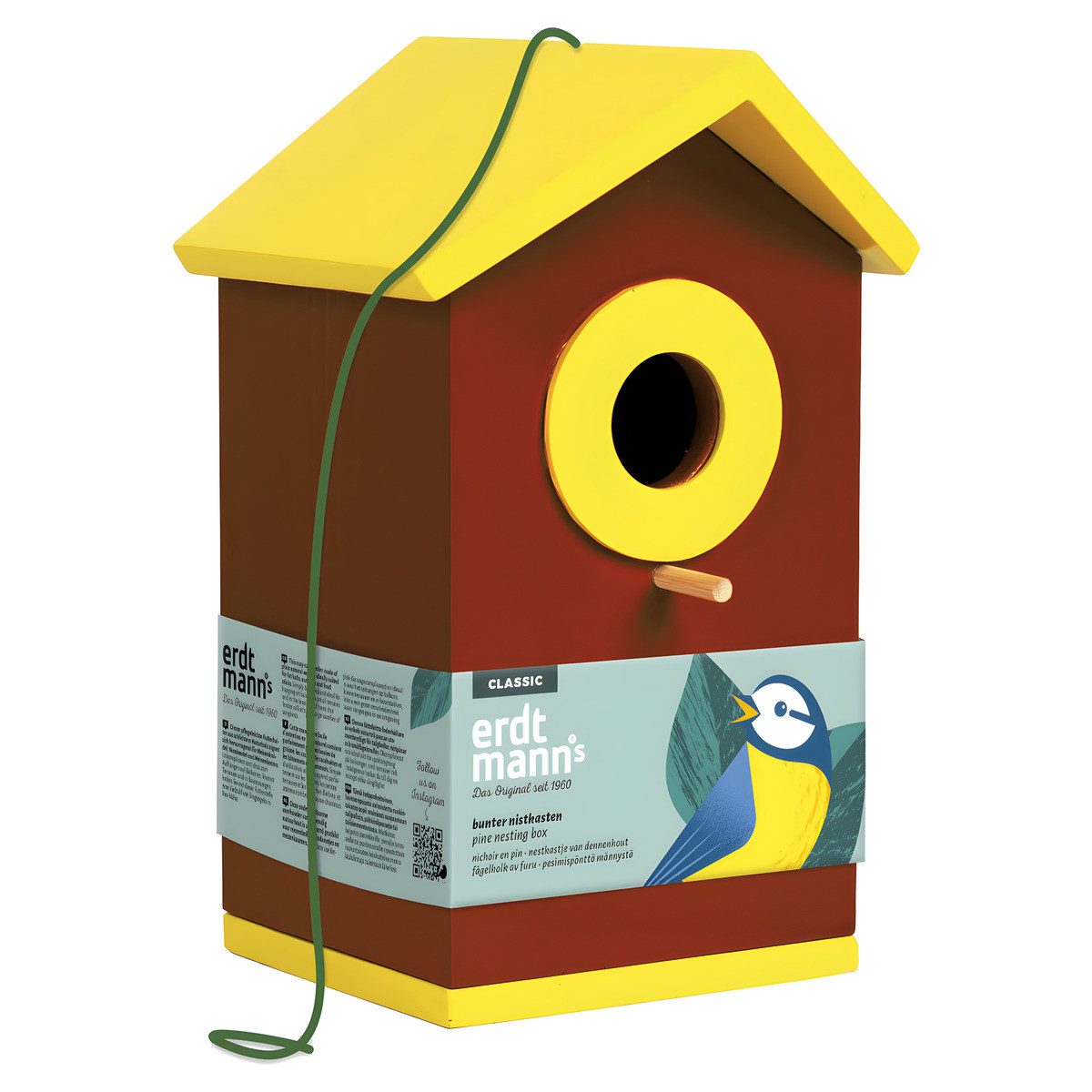 Erdtmann Nistkasten Bunter Nistkasten dunkelrot