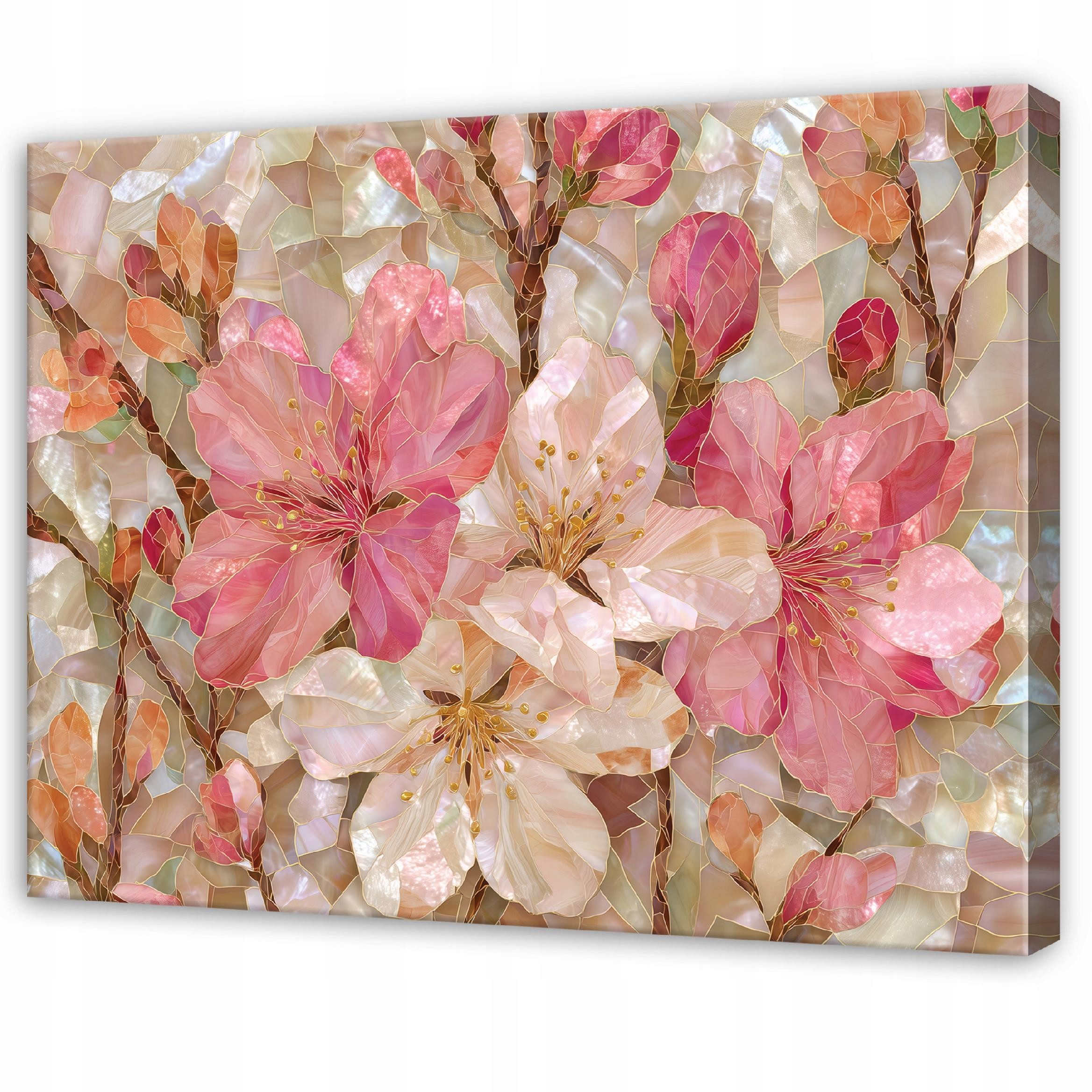 Wallarena Fototapete Blumen Kirschblüten - Rosa - Elegant - Vlies - Schlafzimmer, glatt, 100x75x3cm