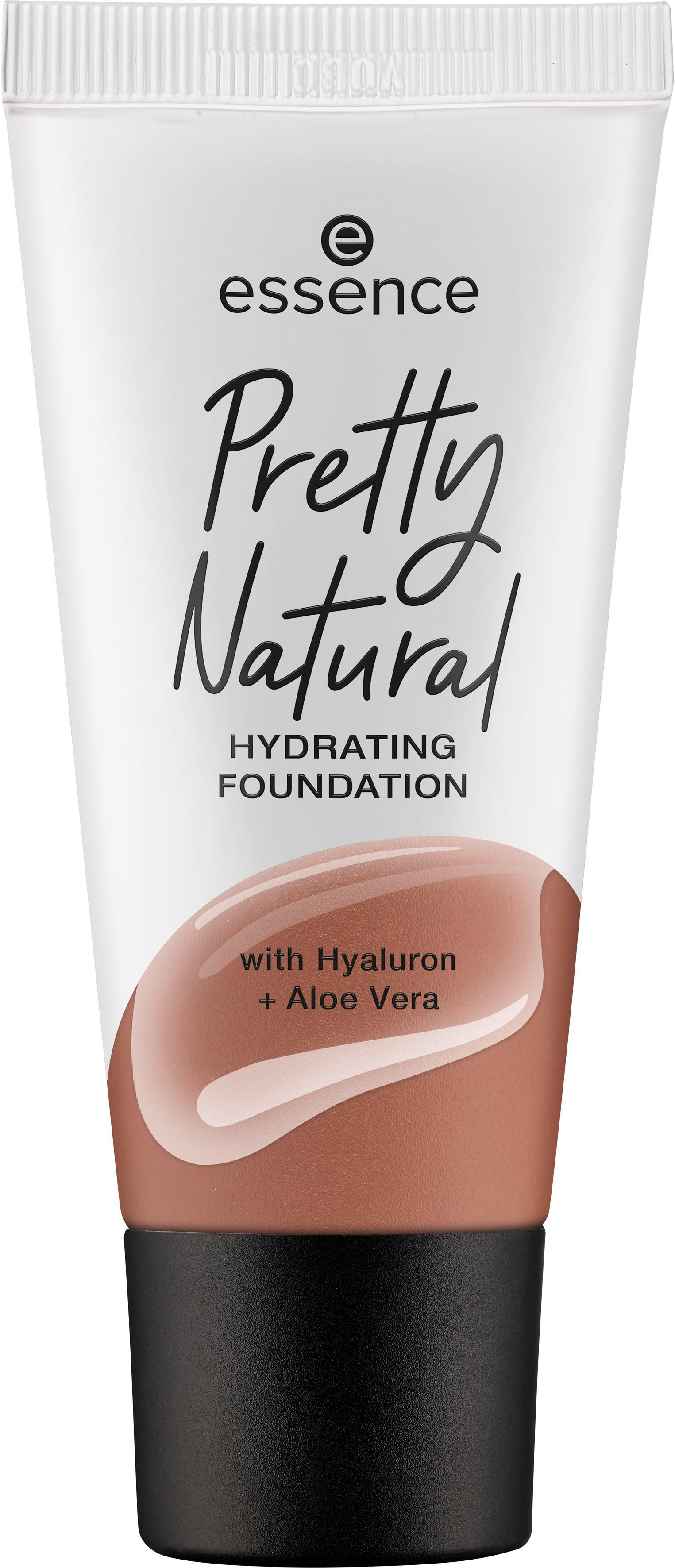 Essence Foundation HYDRATING, Sienna Warm Pretty Natural 3-tlg