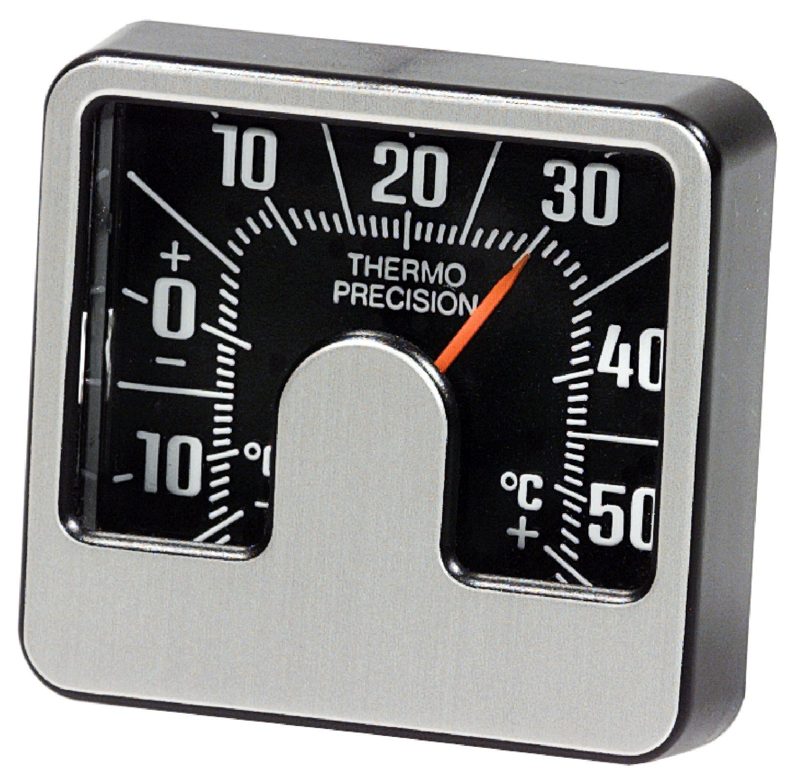 HR Autocomfort Raumthermometer Historisches 1982er Bimetall Thermometer Richter mit Reliefskala in 3D