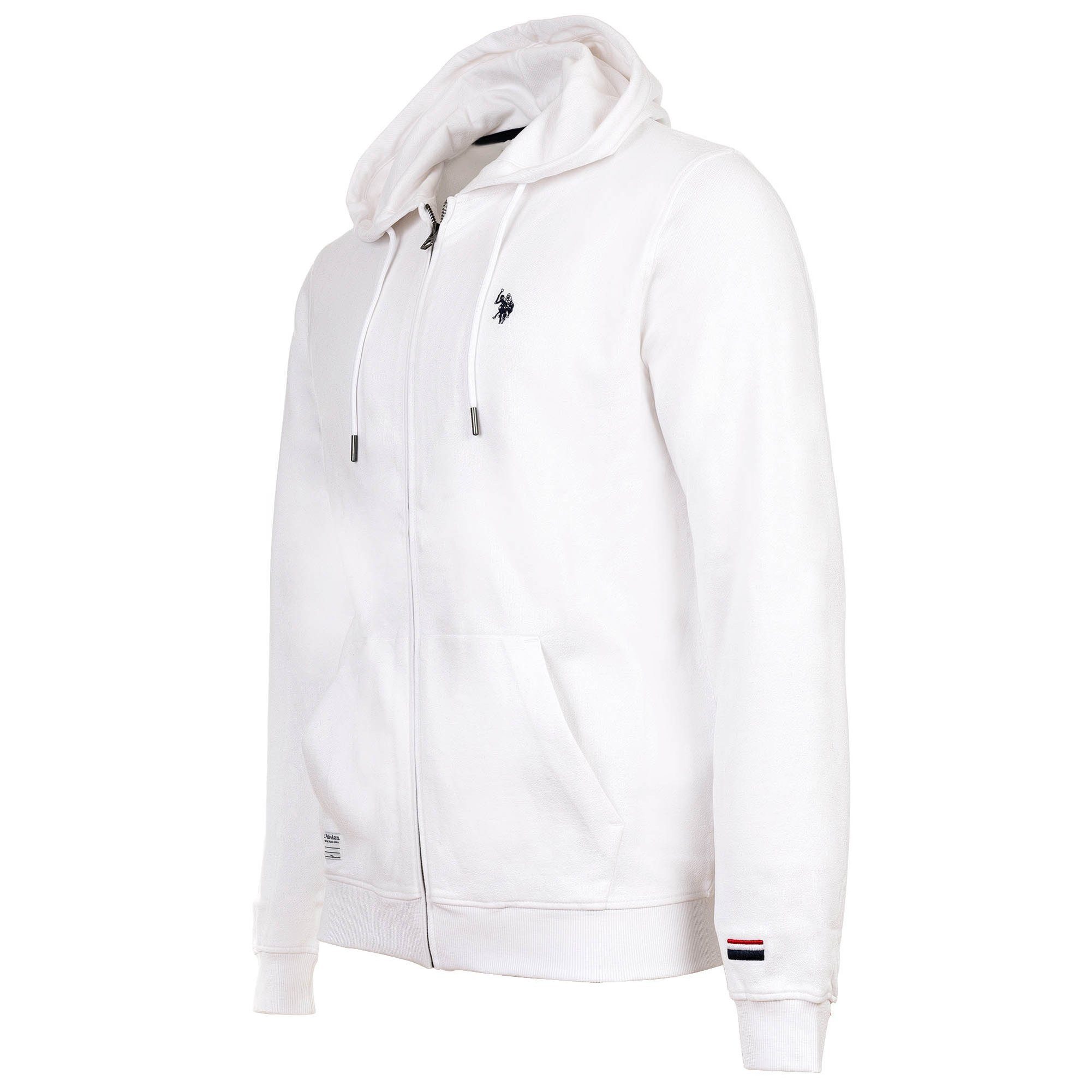 U.S. Polo Assn. Sweatshirt Herren Sweatjacke 1er Pack Baumwolle (Packung, 1er Pack)