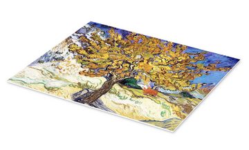 Posterlounge Forex-Bild Vincent van Gogh, Maulbeerbaum, Wohnzimmer Malerei