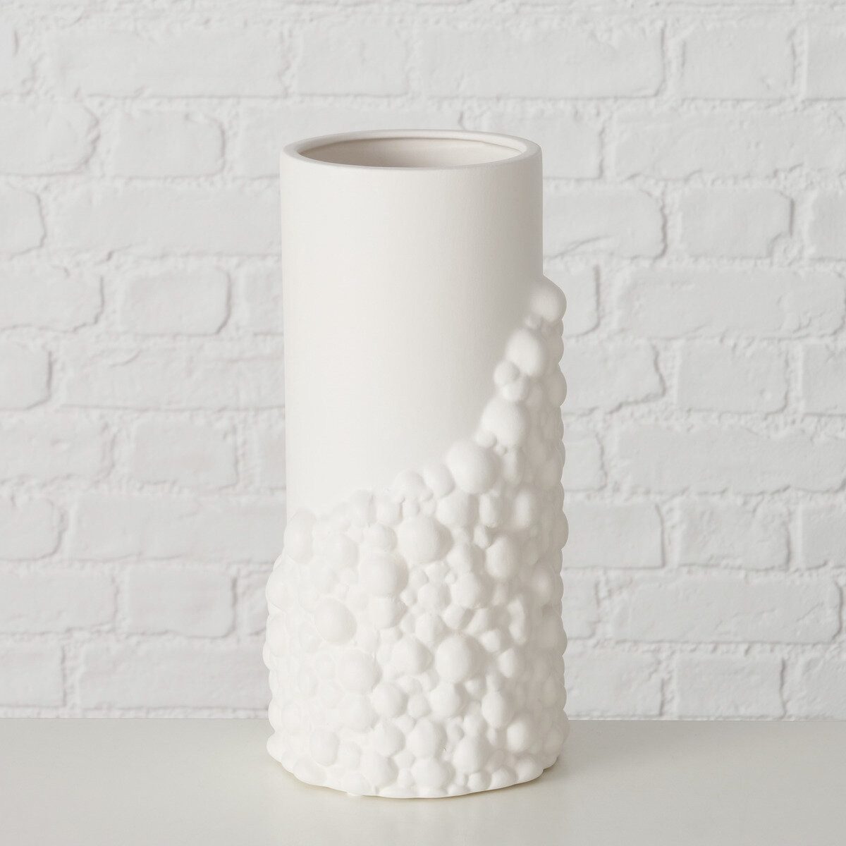 BOLTZE GRUPPE GmbH Dekovase Vase aus Ton matt BULE, 30,5 cm (einzeln)