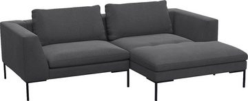 FLEXLUX Ecksofa Loano, modernes Sofa, frei im Raum stellbar, lose Kissen, Kaltschaum im Sitz